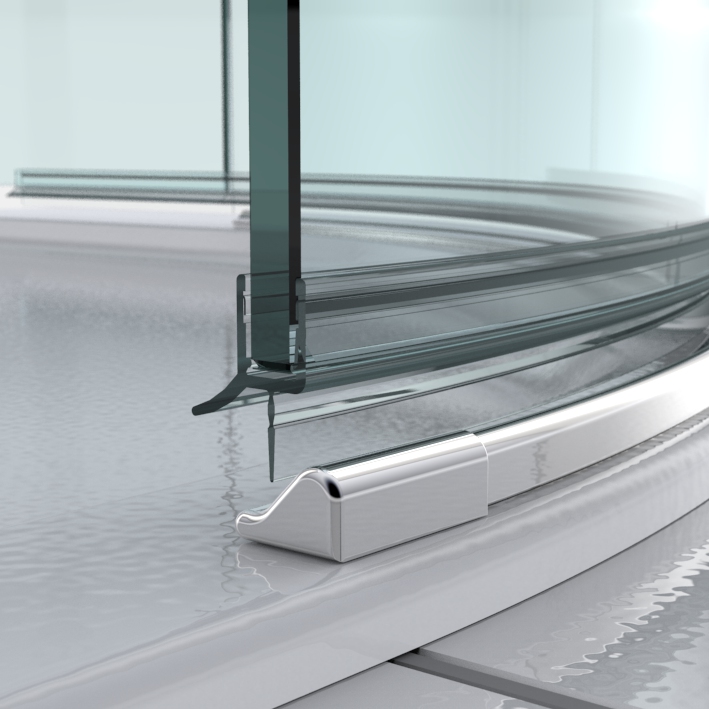 Dichtprofil, gebogen R500-550, 6/8mm