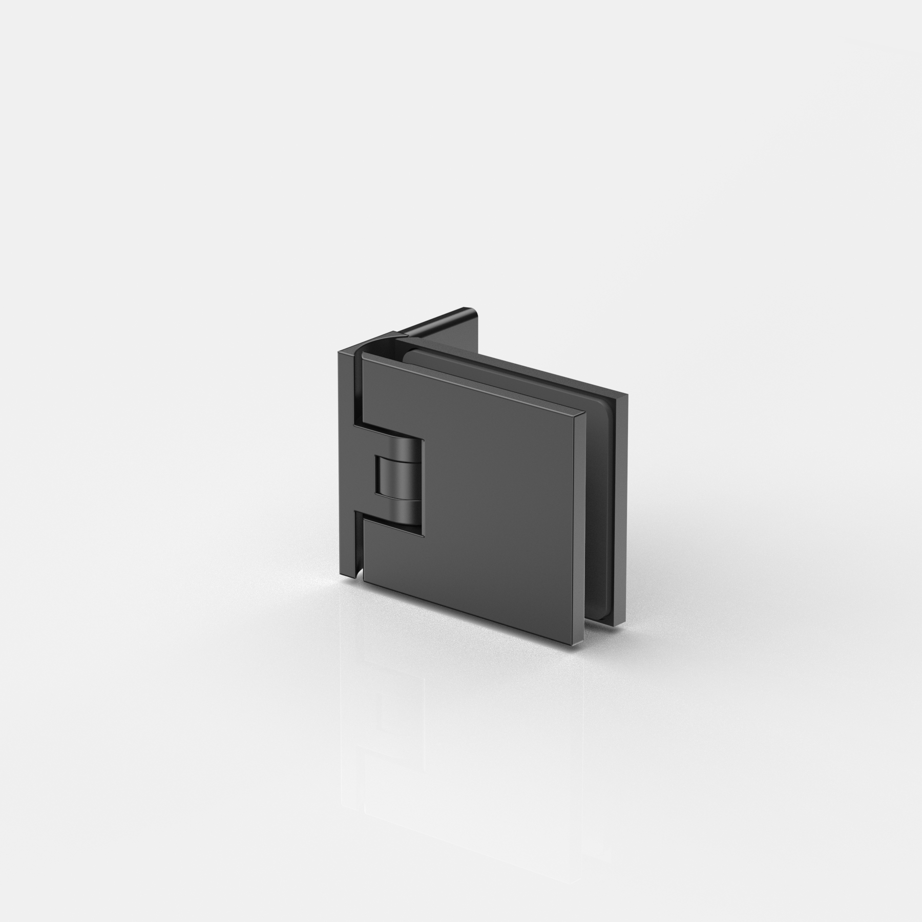 Pendeltürband Glas-Wand 90°