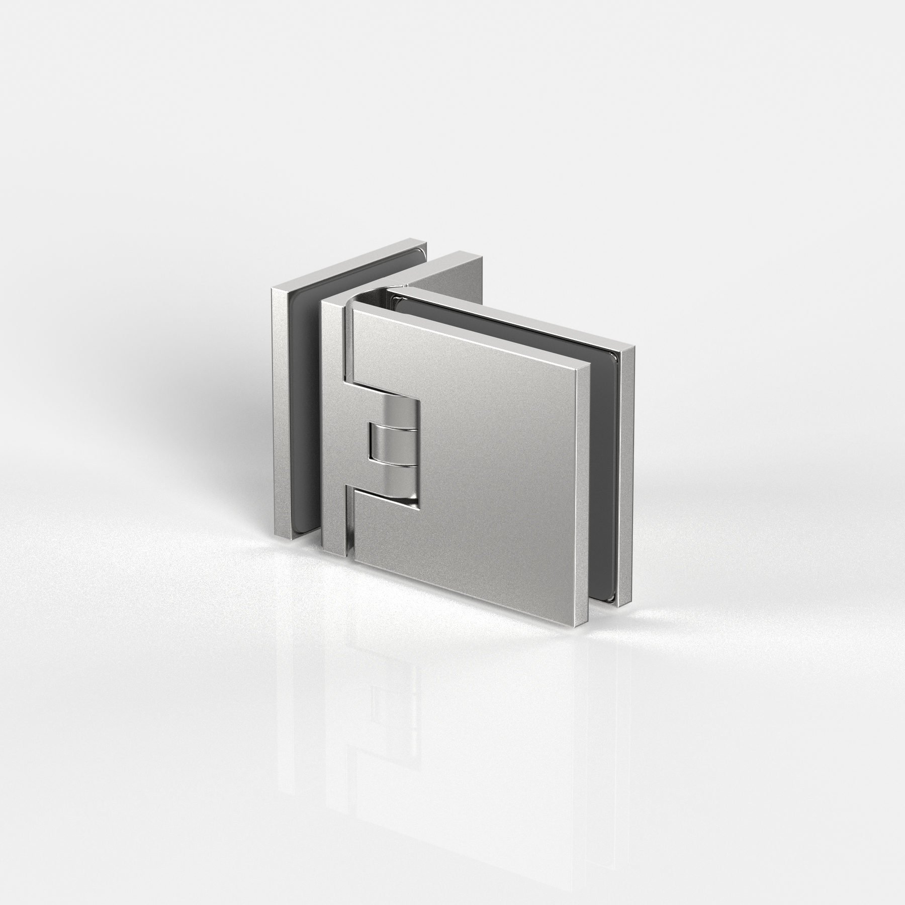 Pendeltürband Glas-Glas 90°