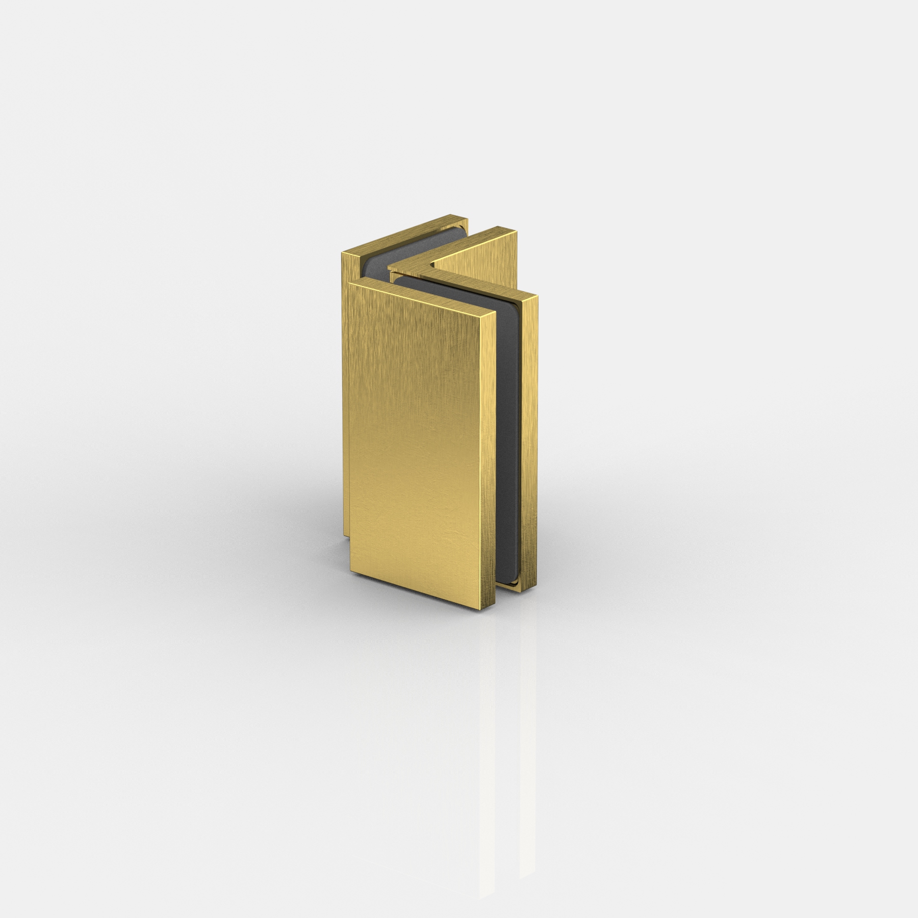 Winkelverbinder Glas-Glas 90°