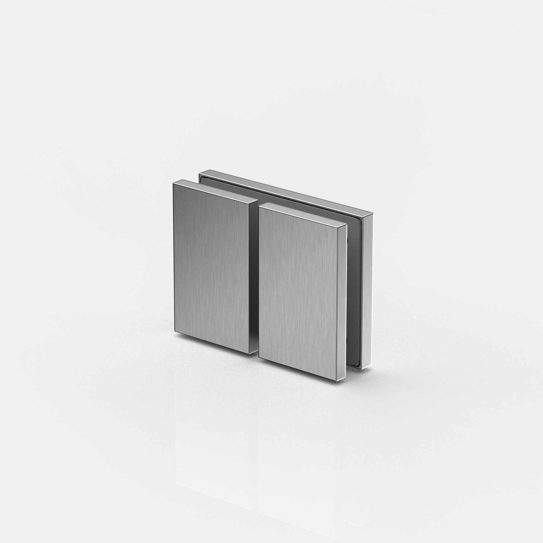 Längsverbinder Glas-Glas 180°