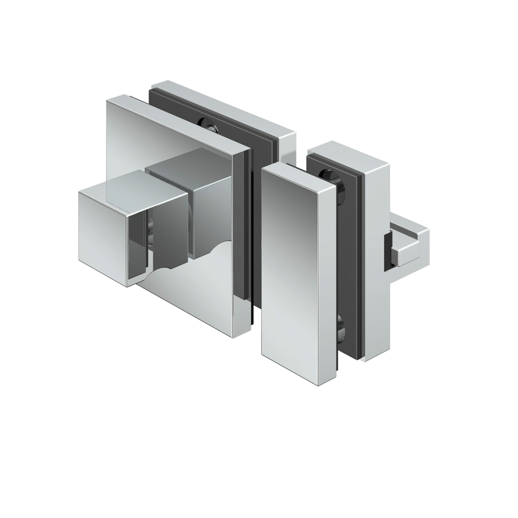 Glastürriegel mit Griffstück