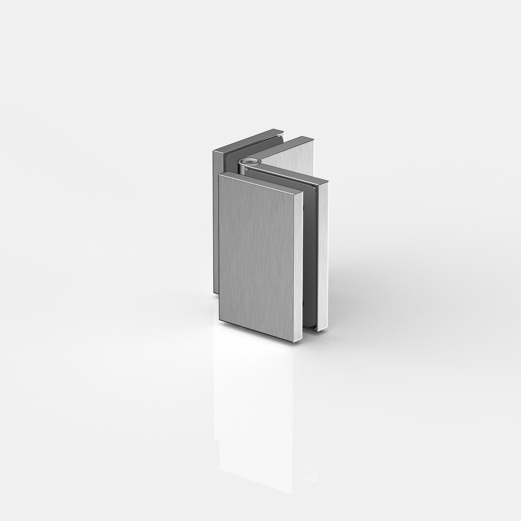 Winkelverbinder Glas-Glas 80-180°