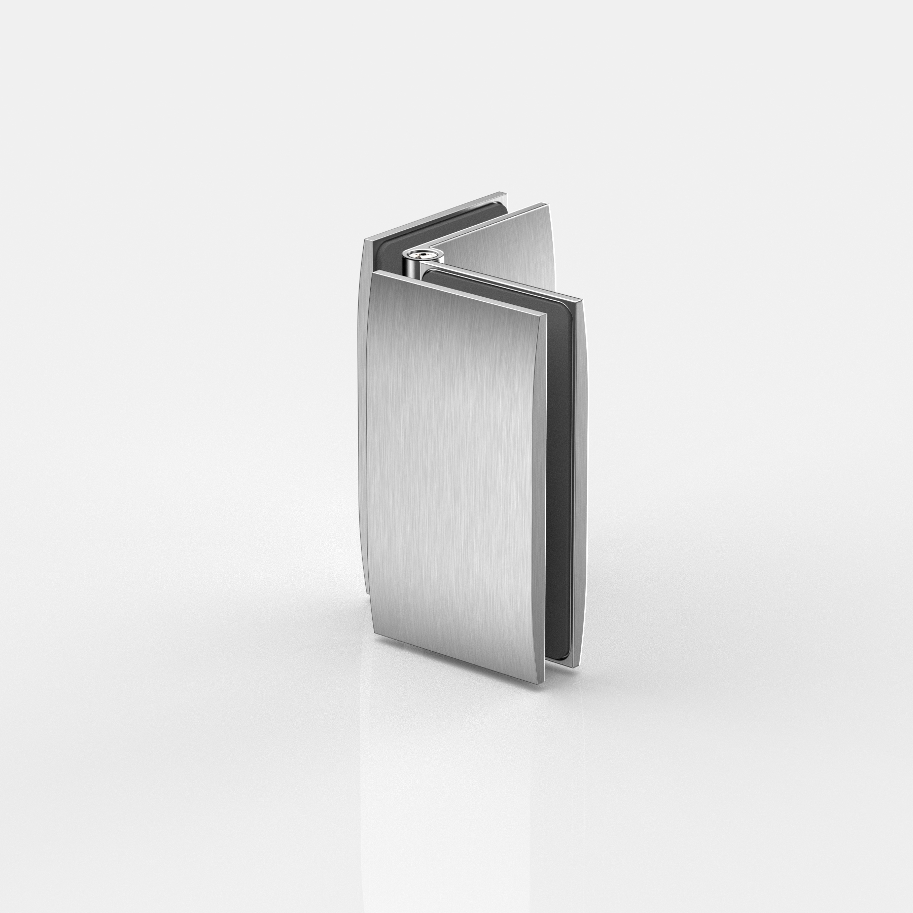 Winkelverbinder Glas-Glas 80-180°