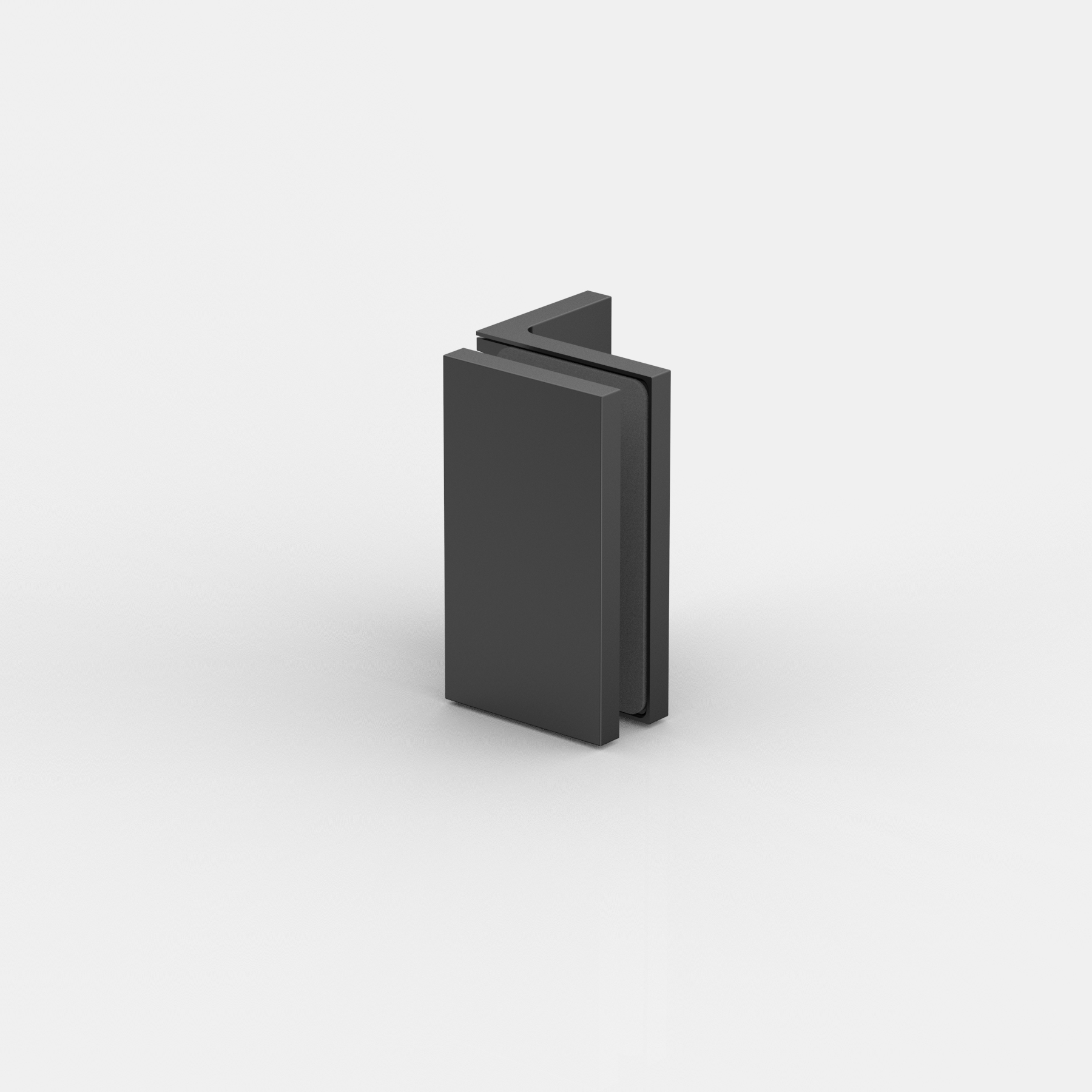 Winkelverbinder Glas-Wand 90°