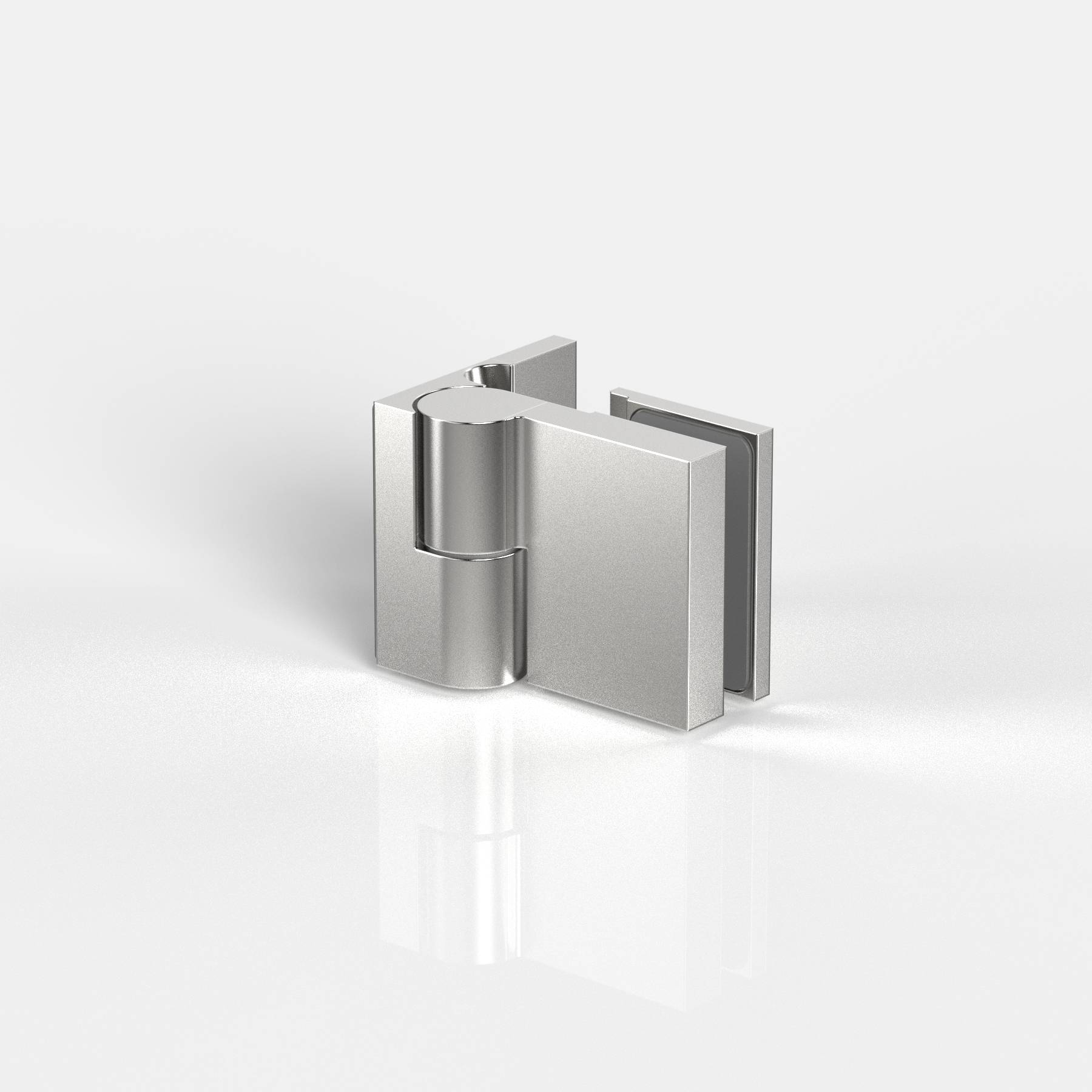 Hebe-Senk-Anschlagtürband, Glas-Wand90°