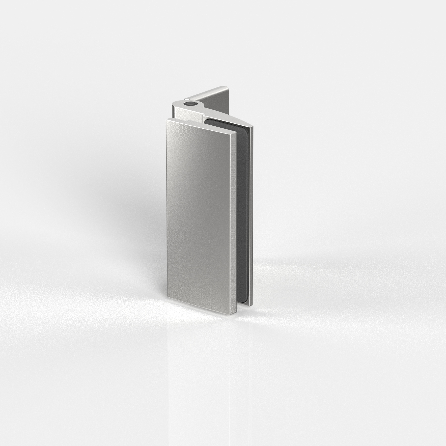 Anschlagtürband Glas-Wand 90°