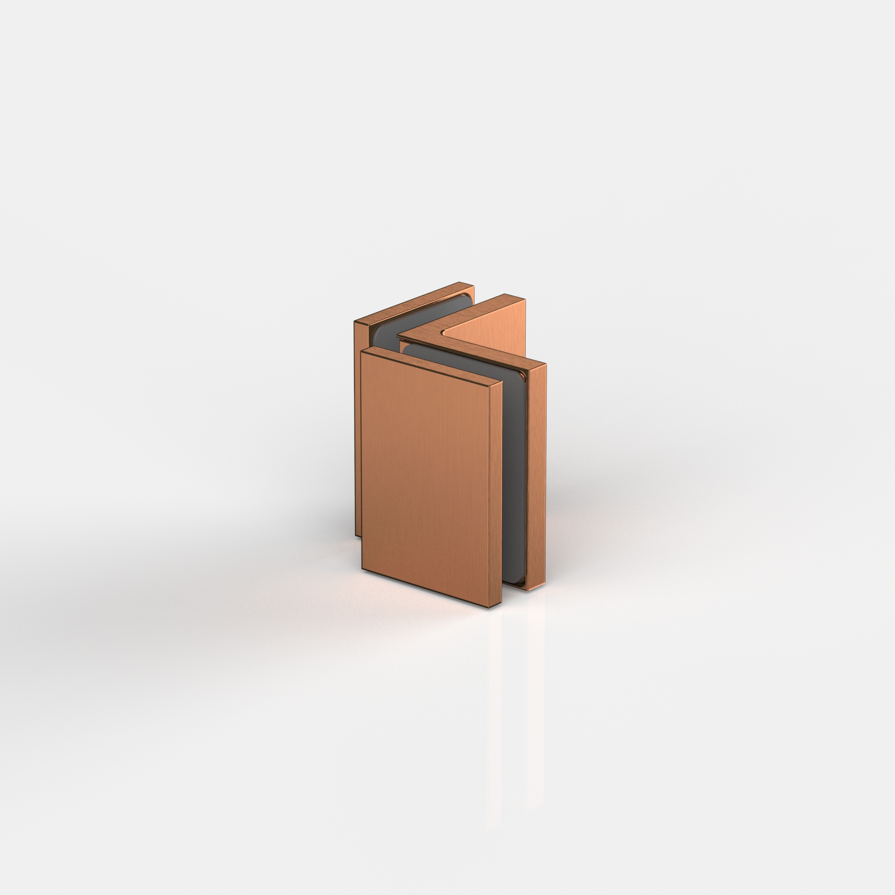 Winkelverbinder Glas-Glas 90°