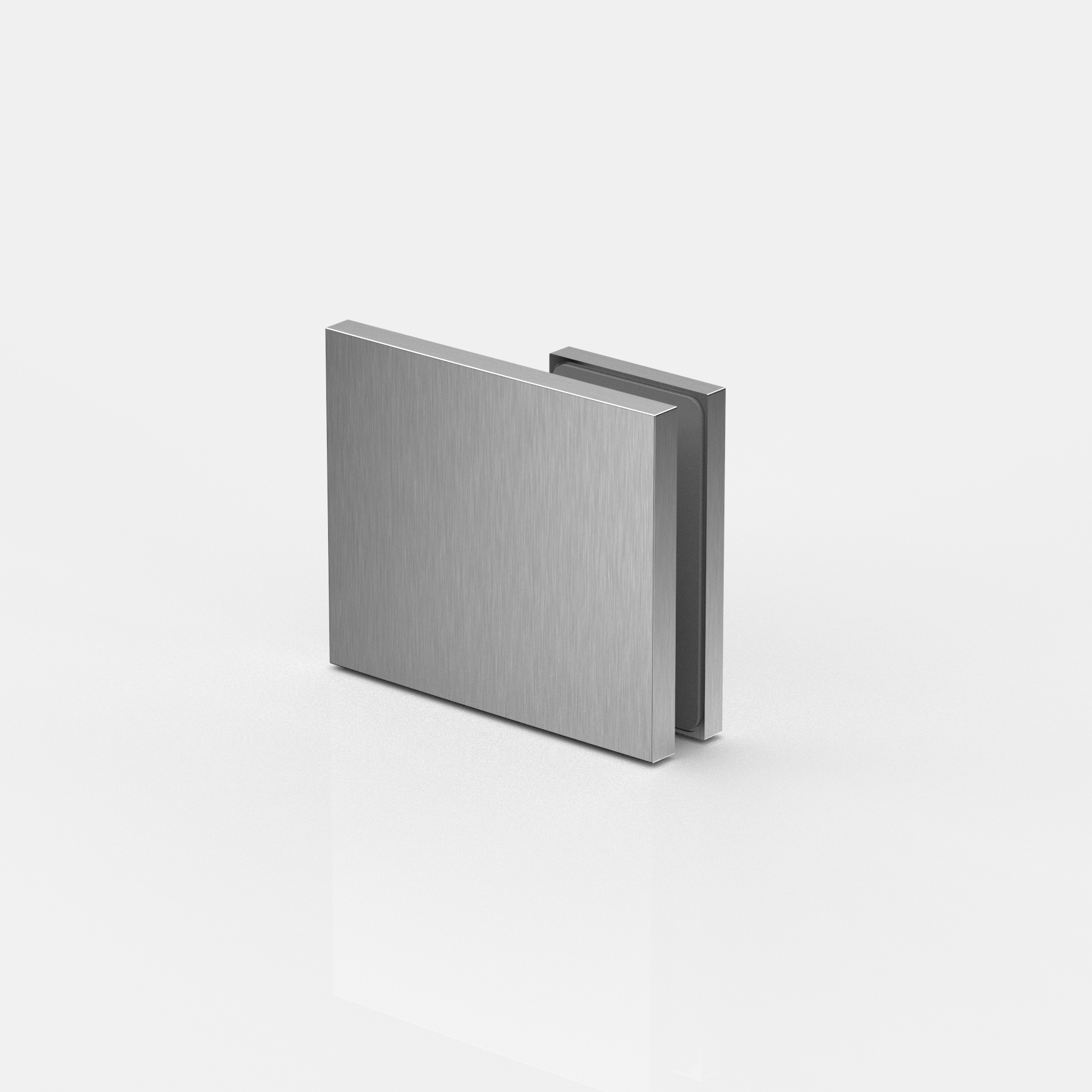 Längsverbinder Glas-Wand 180°