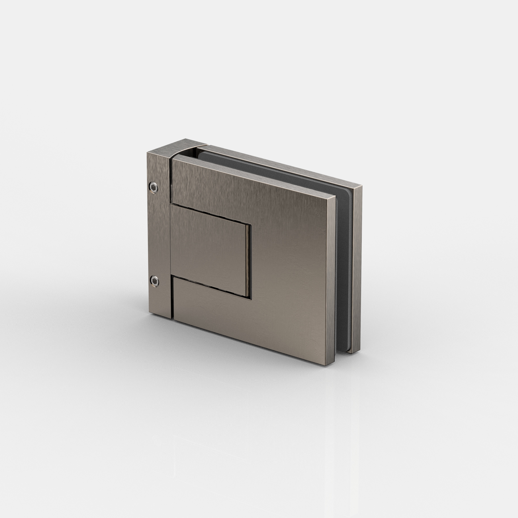 Pendeltürband Glas-Wand 90°