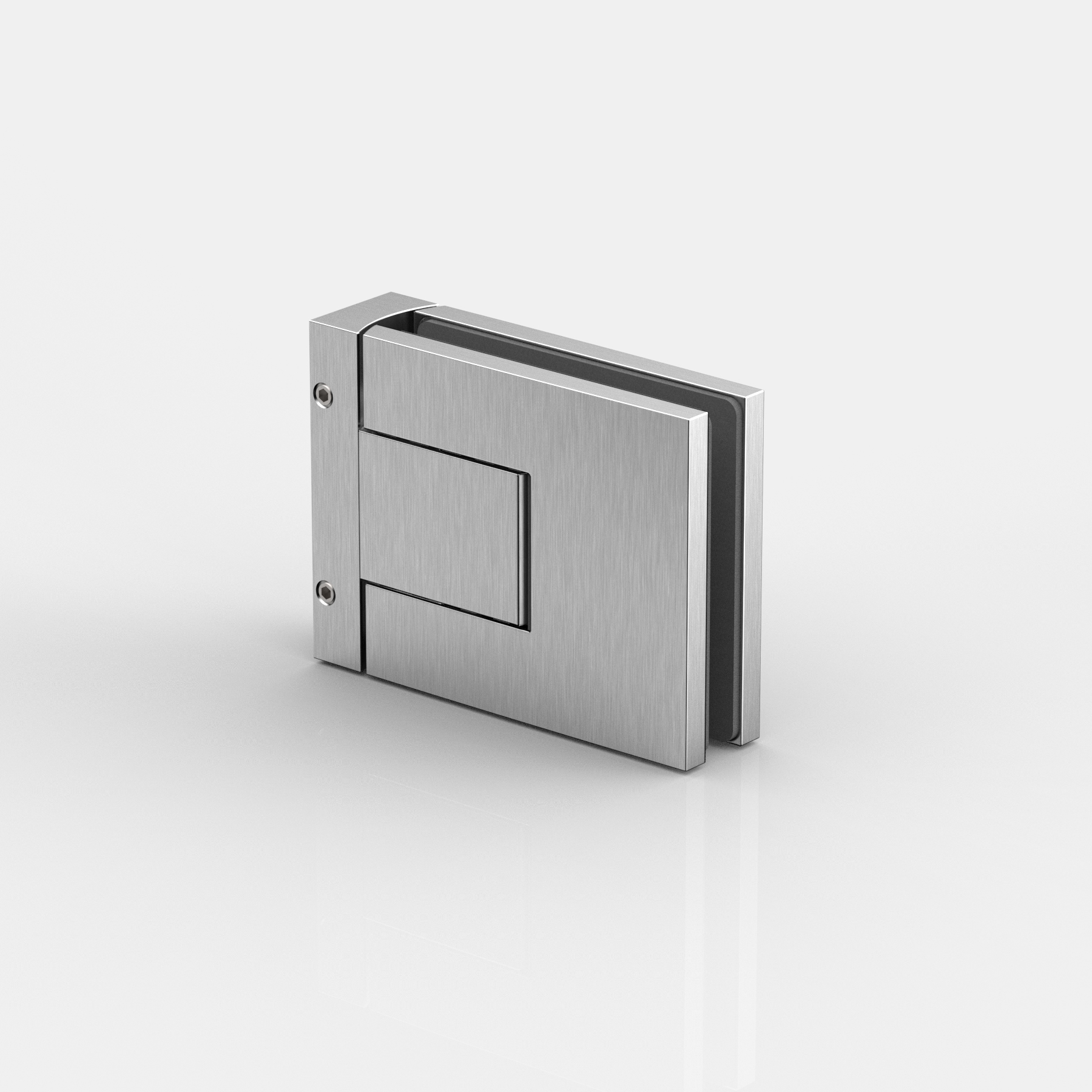 Pendeltürband Glas-Wand 90°