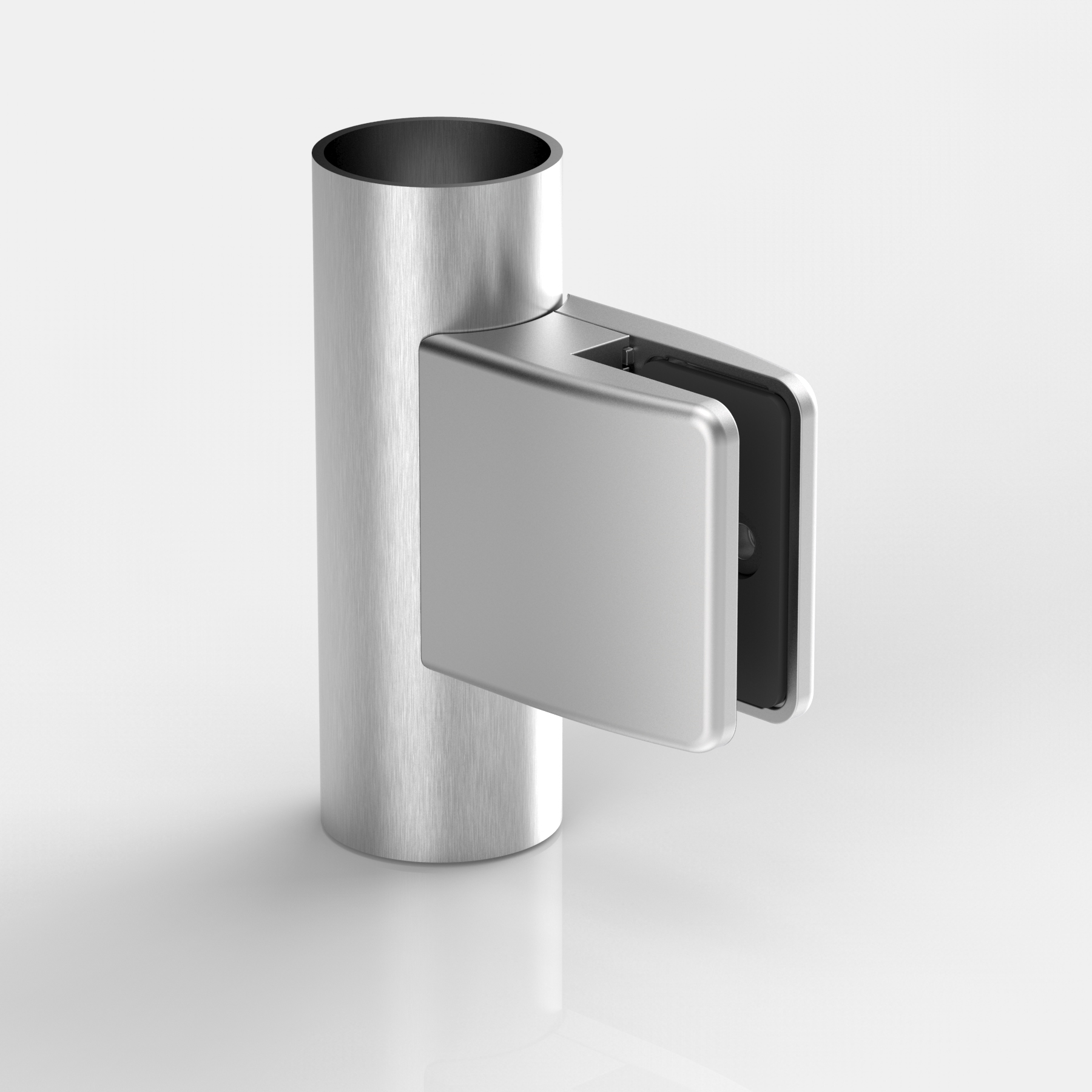 Pince de fixation, chromé mat rr