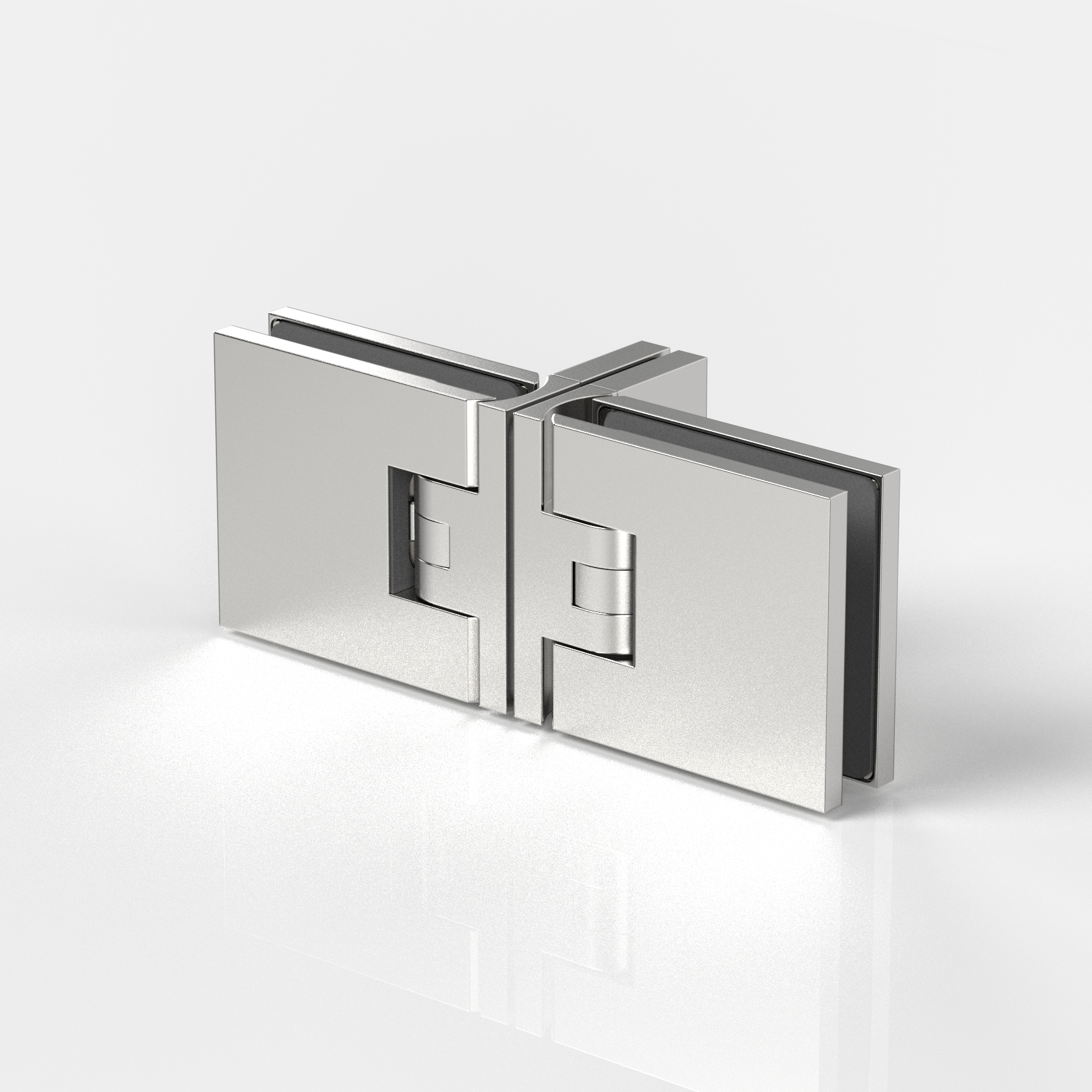 Pendeltürband Glas-Glas-Glas 90°