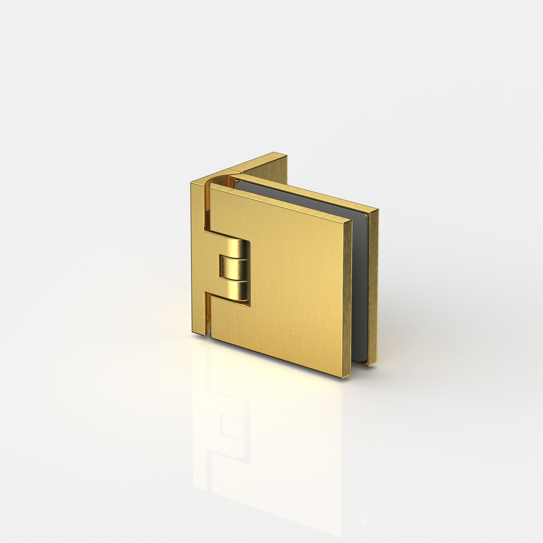 Pendeltürband Glas-Wand 90°