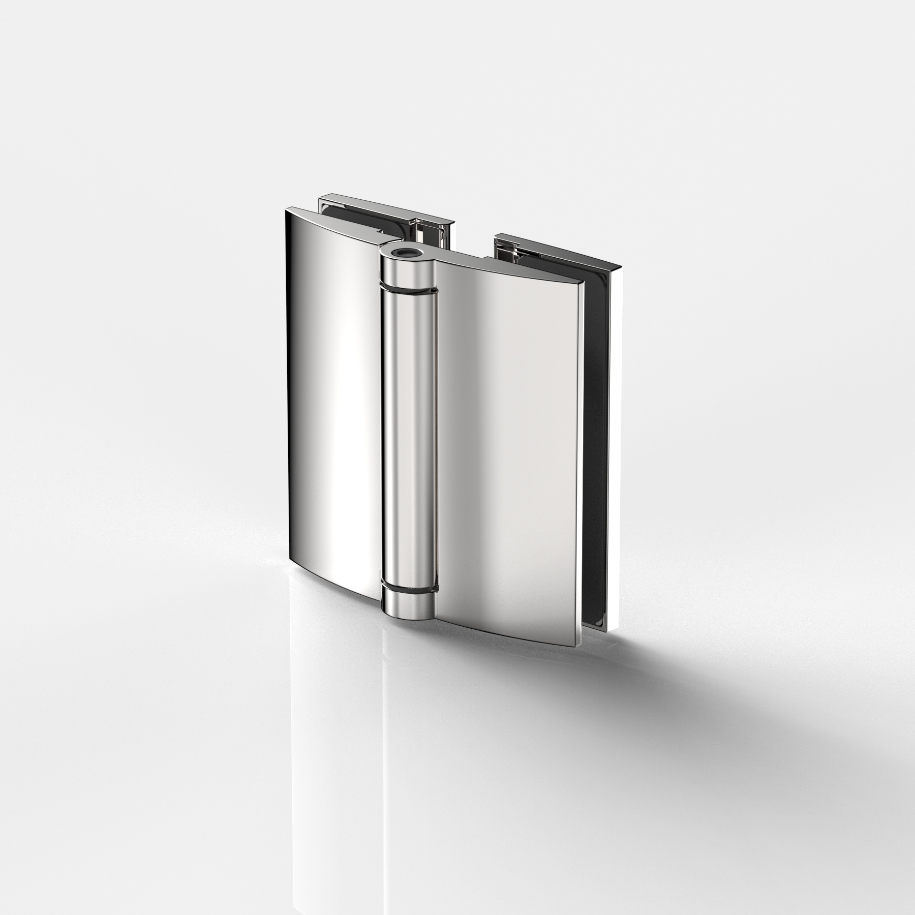 Anschlagtürband Glas-Glas 180°