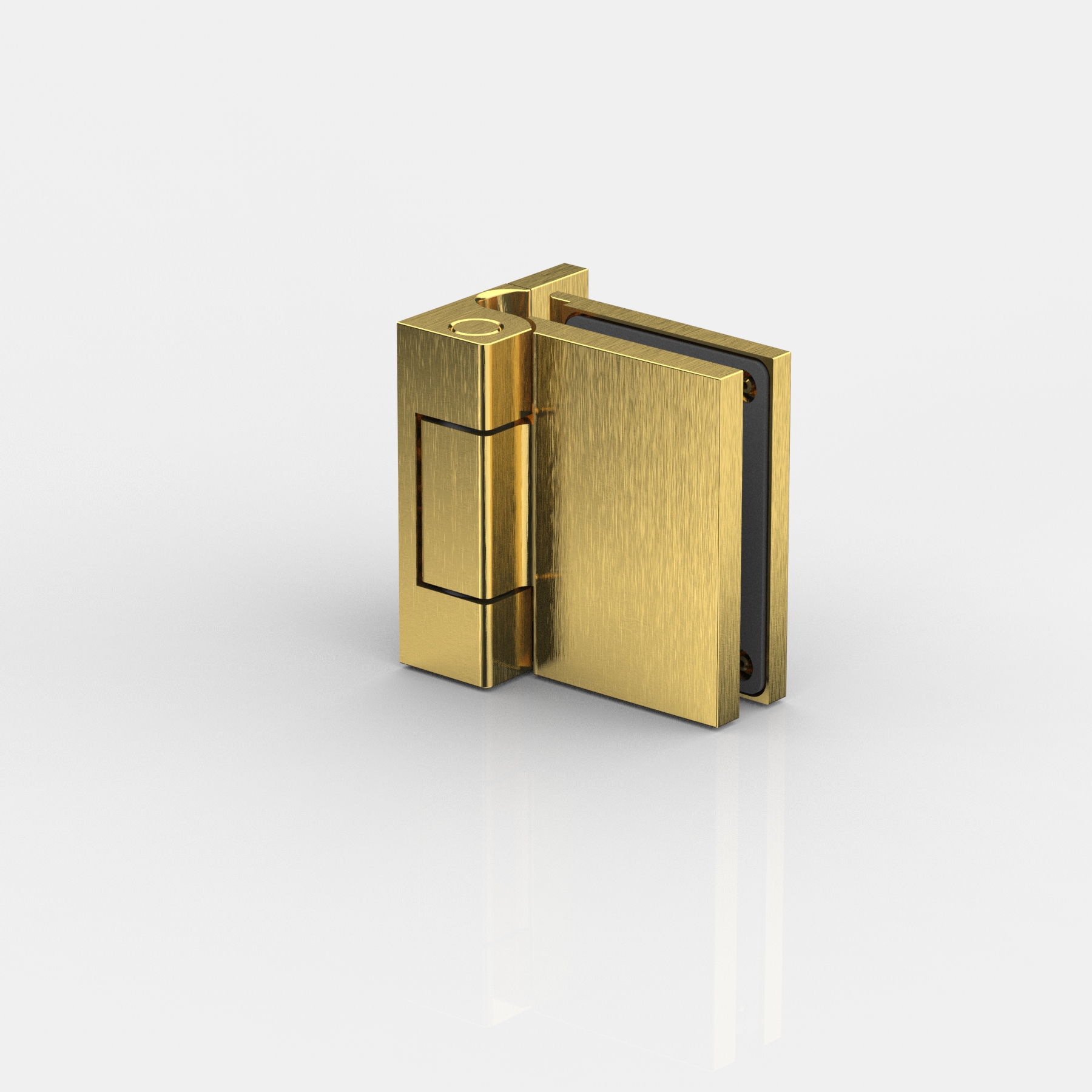 Anschlagtürband Glas-Wand 90°