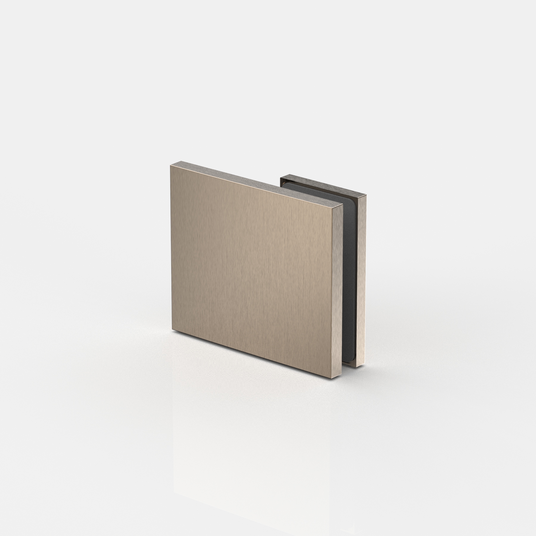 Längsverbinder Glas-Wand 180°