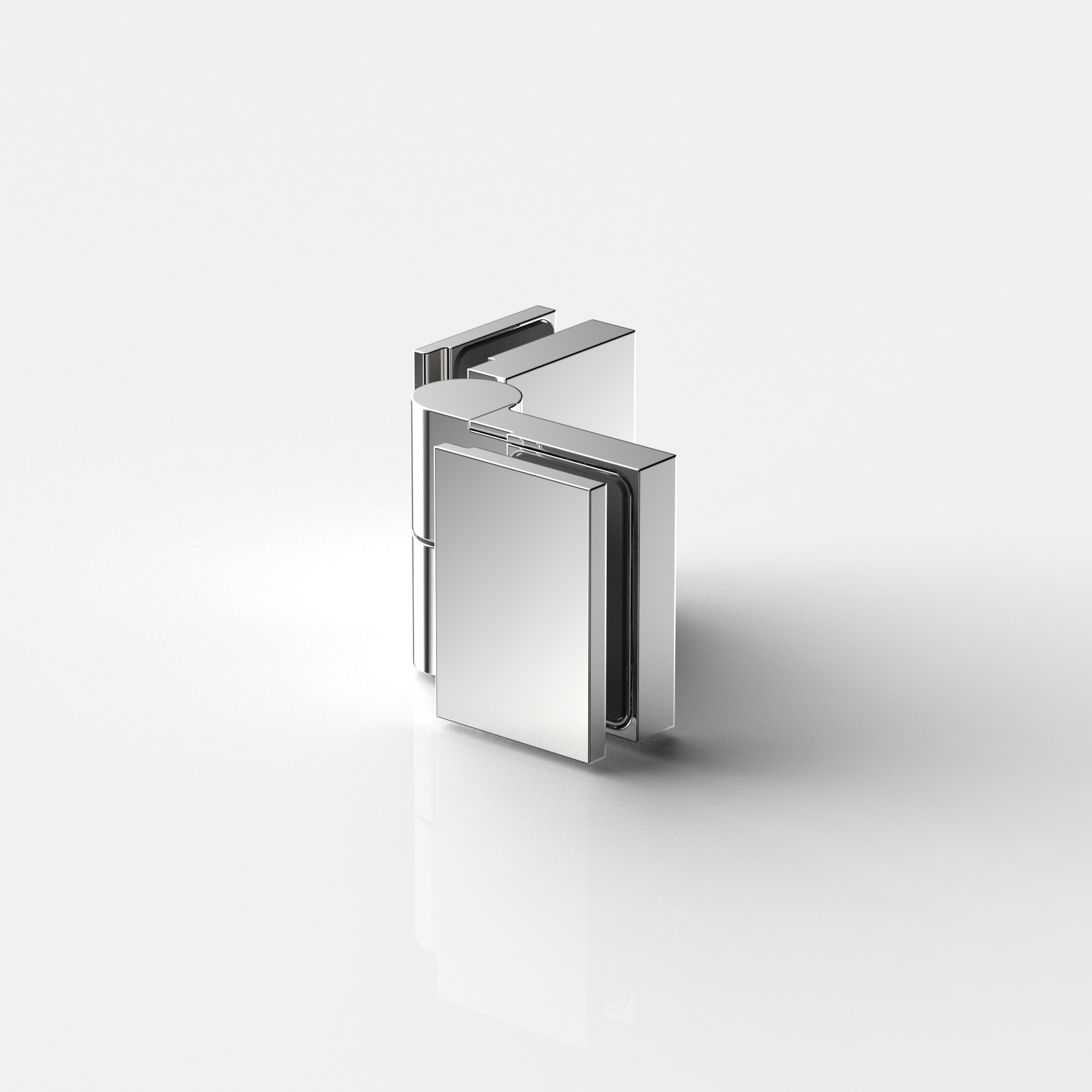 Hebe-Senk-Anschlagtürband, Glas-Glas90°