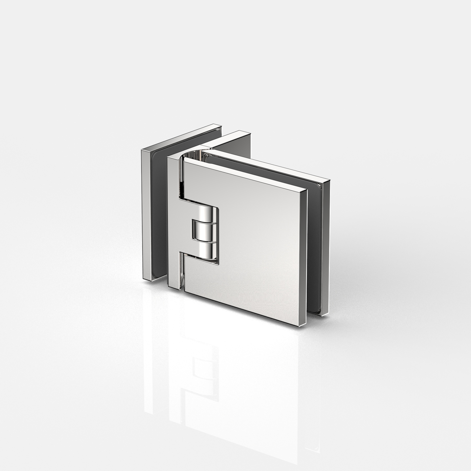 Pendeltürband Glas-Glas 90°