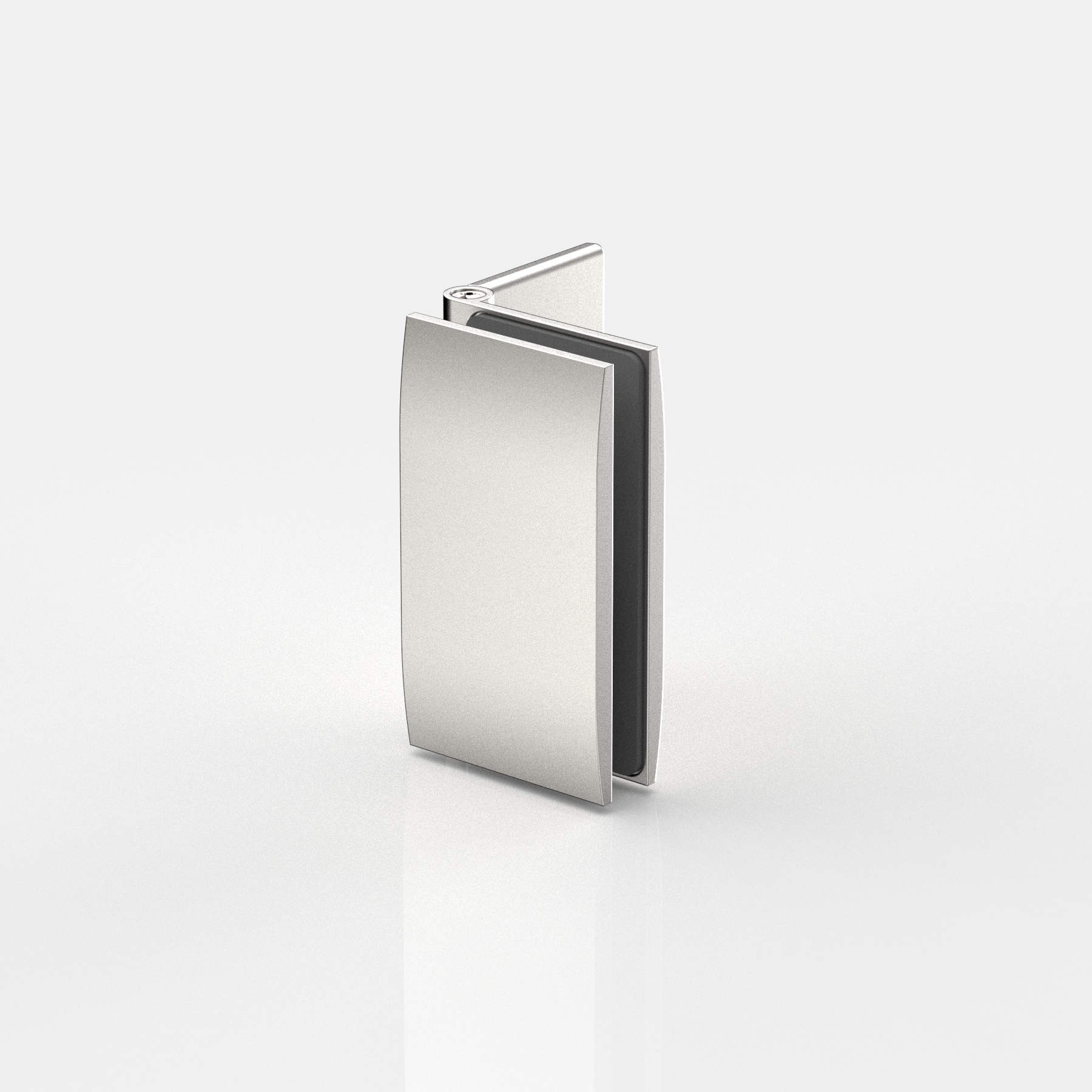 Winkelverbinder Glas-Wand 60-100°