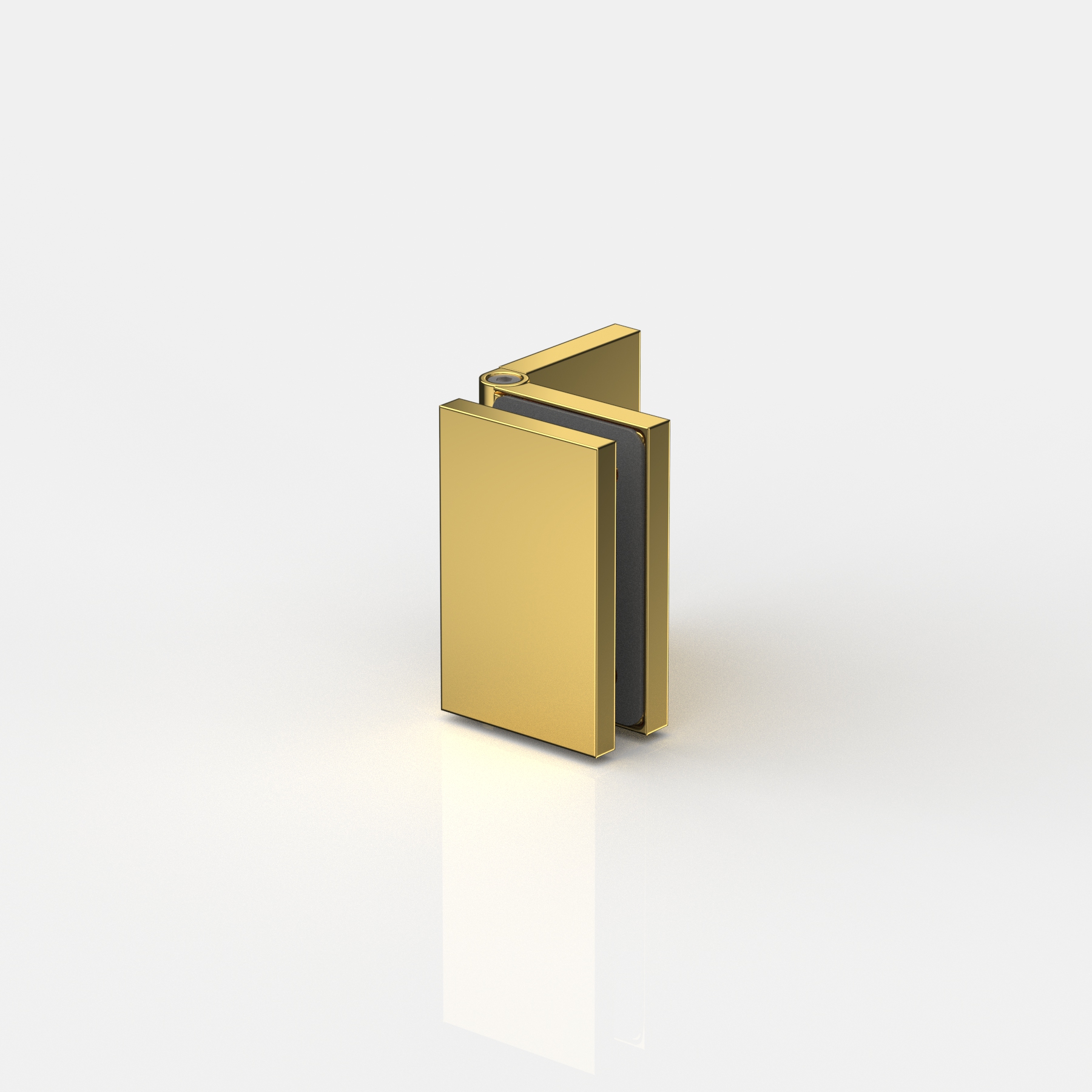 Winkelverbinder Glas-Wand 60-100°