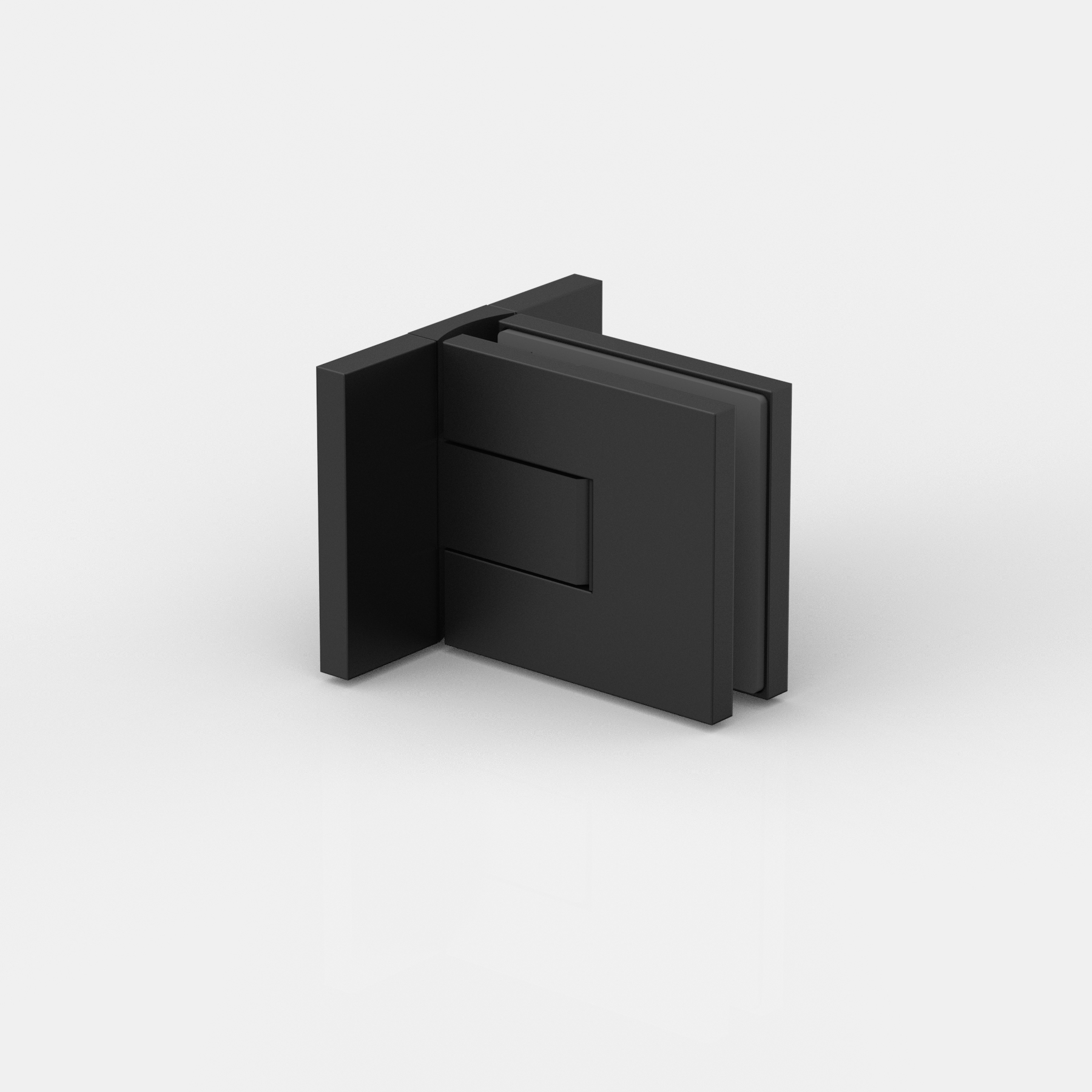 Pendeltürband Glas-Wand 90°