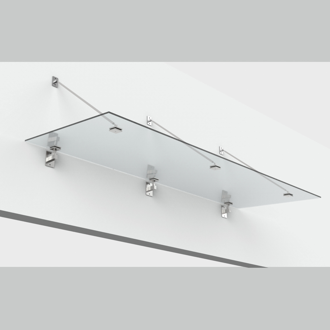 Vordachset Z-02, 3 Zugstangen, 21,52mm