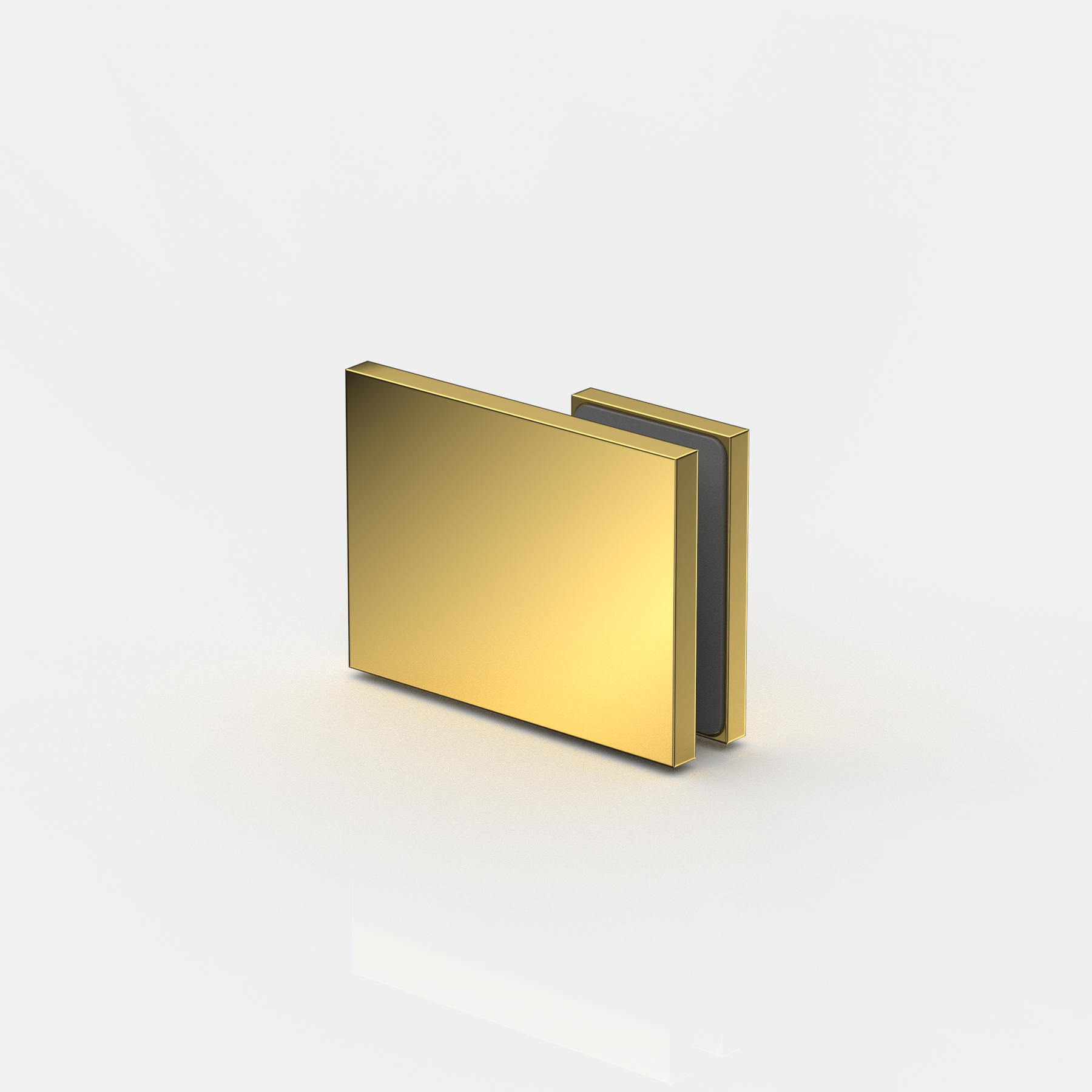 Längsverbinder Glas-Wand 180°