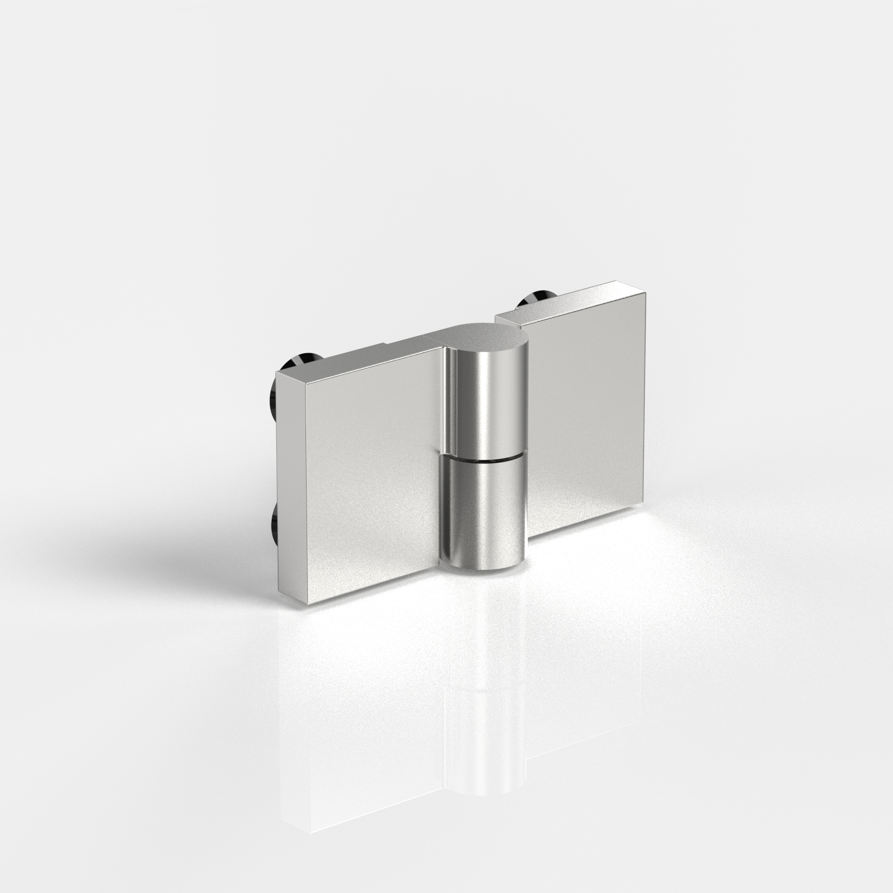 Hebe-Senk-Anschlagtürband, Glas-Glas180°