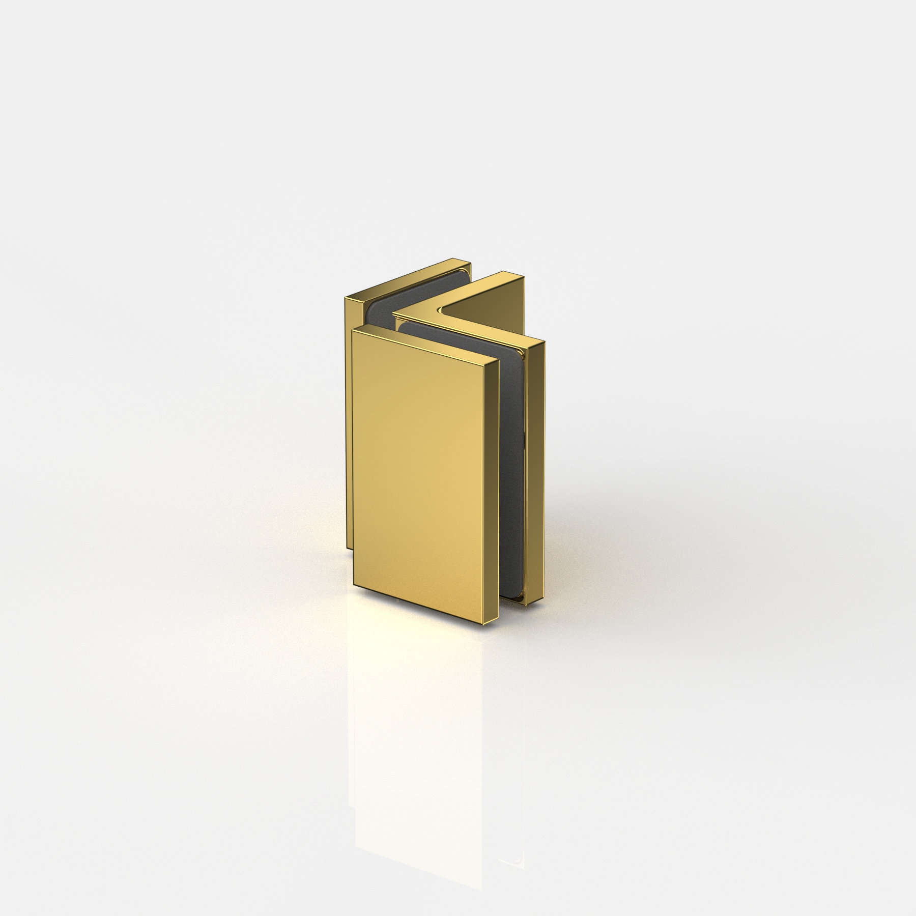 Winkelverbinder Glas-Glas 90°