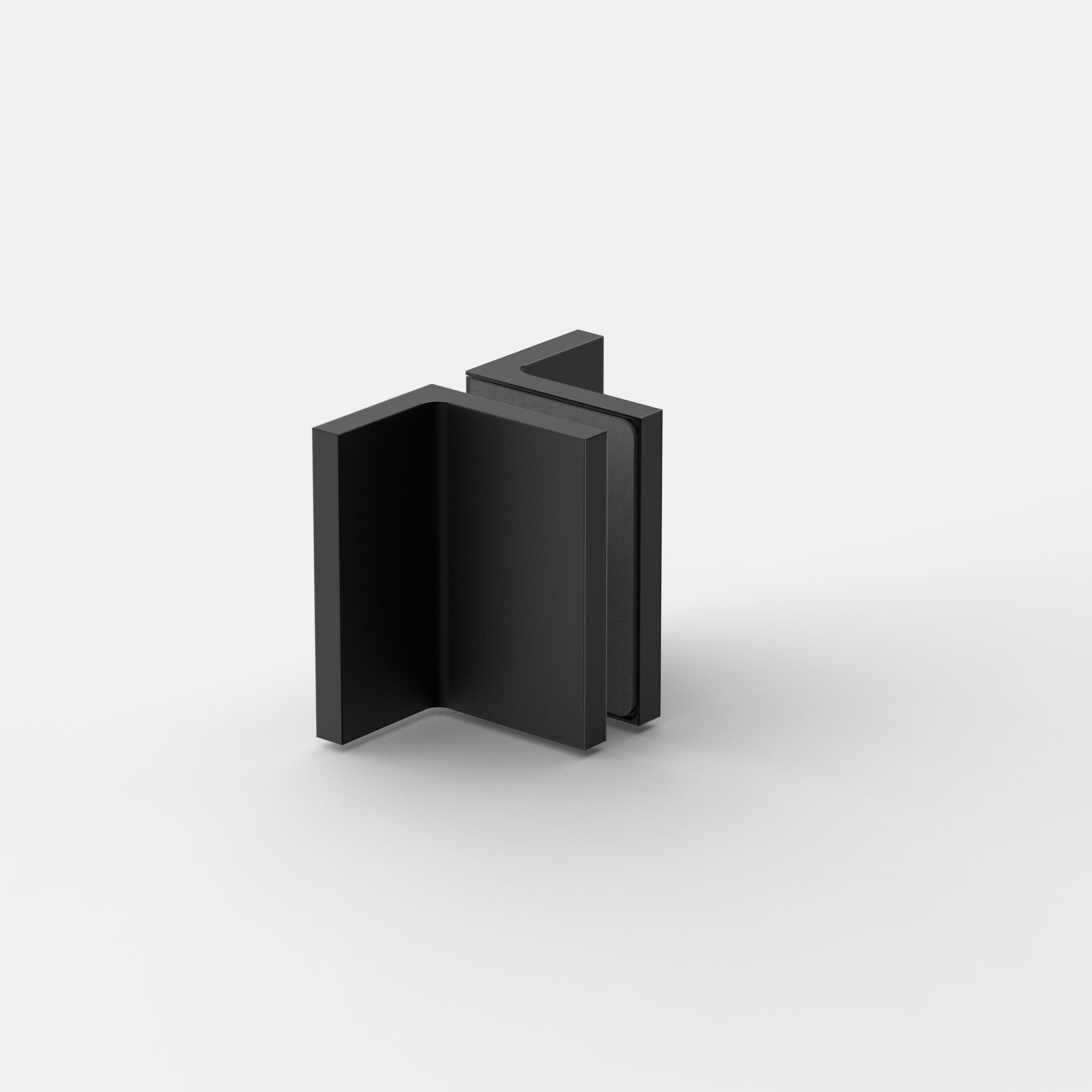 Winkelverbinder Wand-Glas 90°