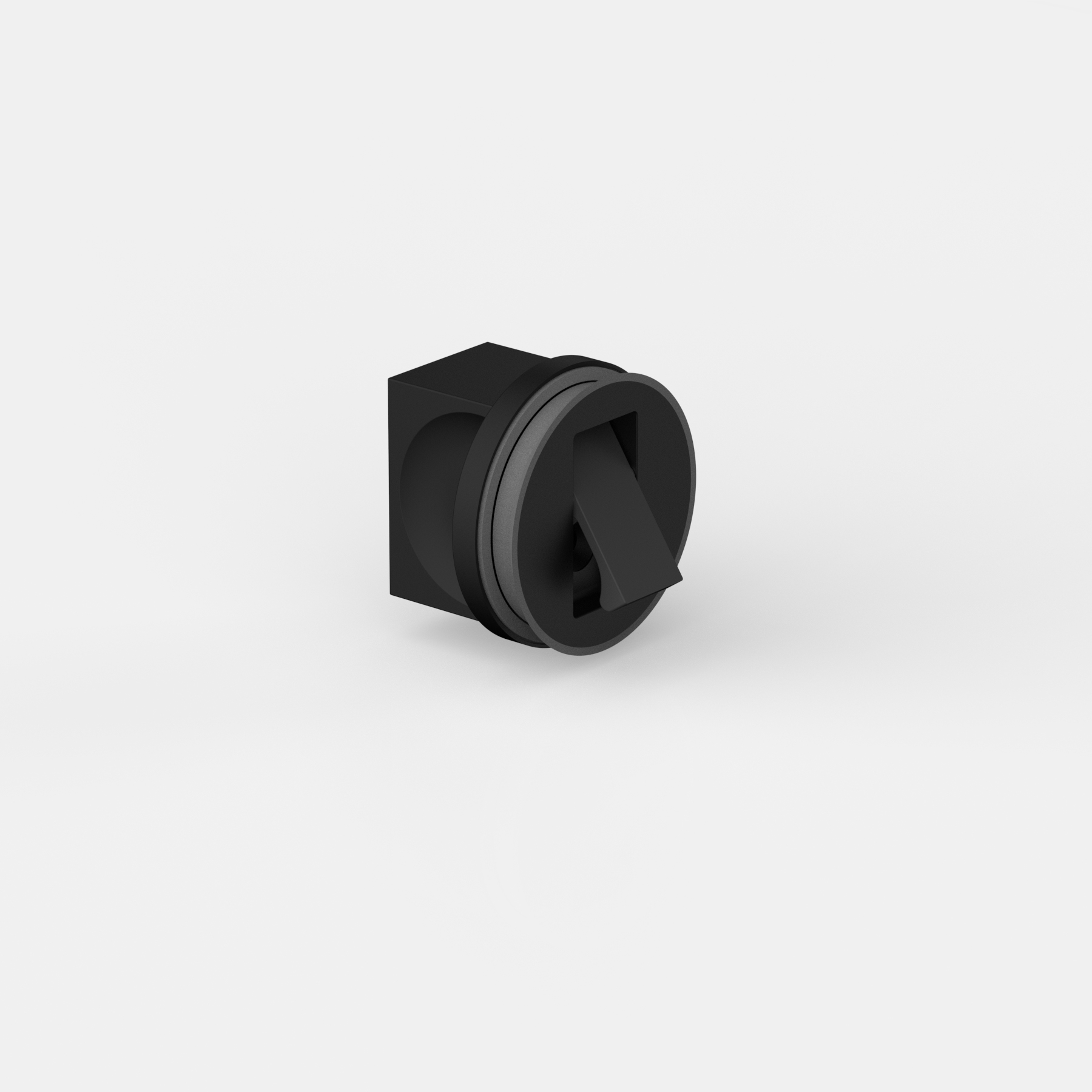 Türgriff, innen flächenbündig