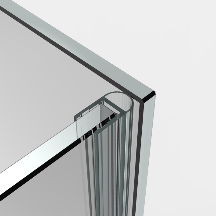 Dichtprofil, Streifdichtung, 10/12mm