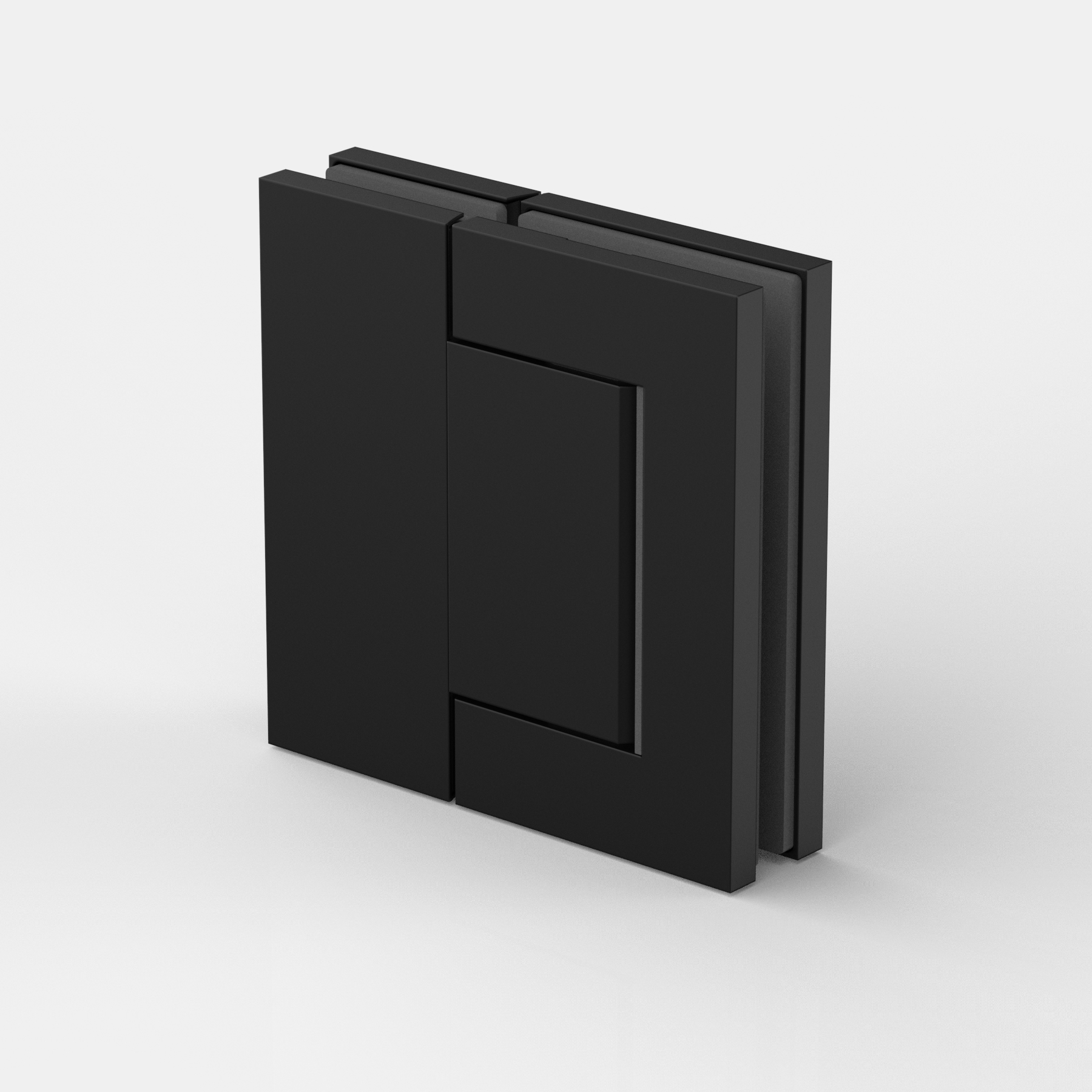 Pendeltürband Glas-Glas 180°, beidseitig max. 95°  öffnend