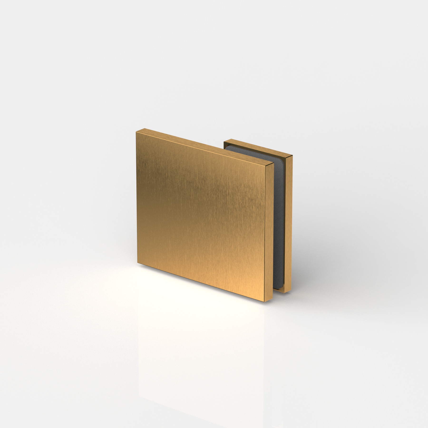 Längsverbinder Glas-Wand 180°