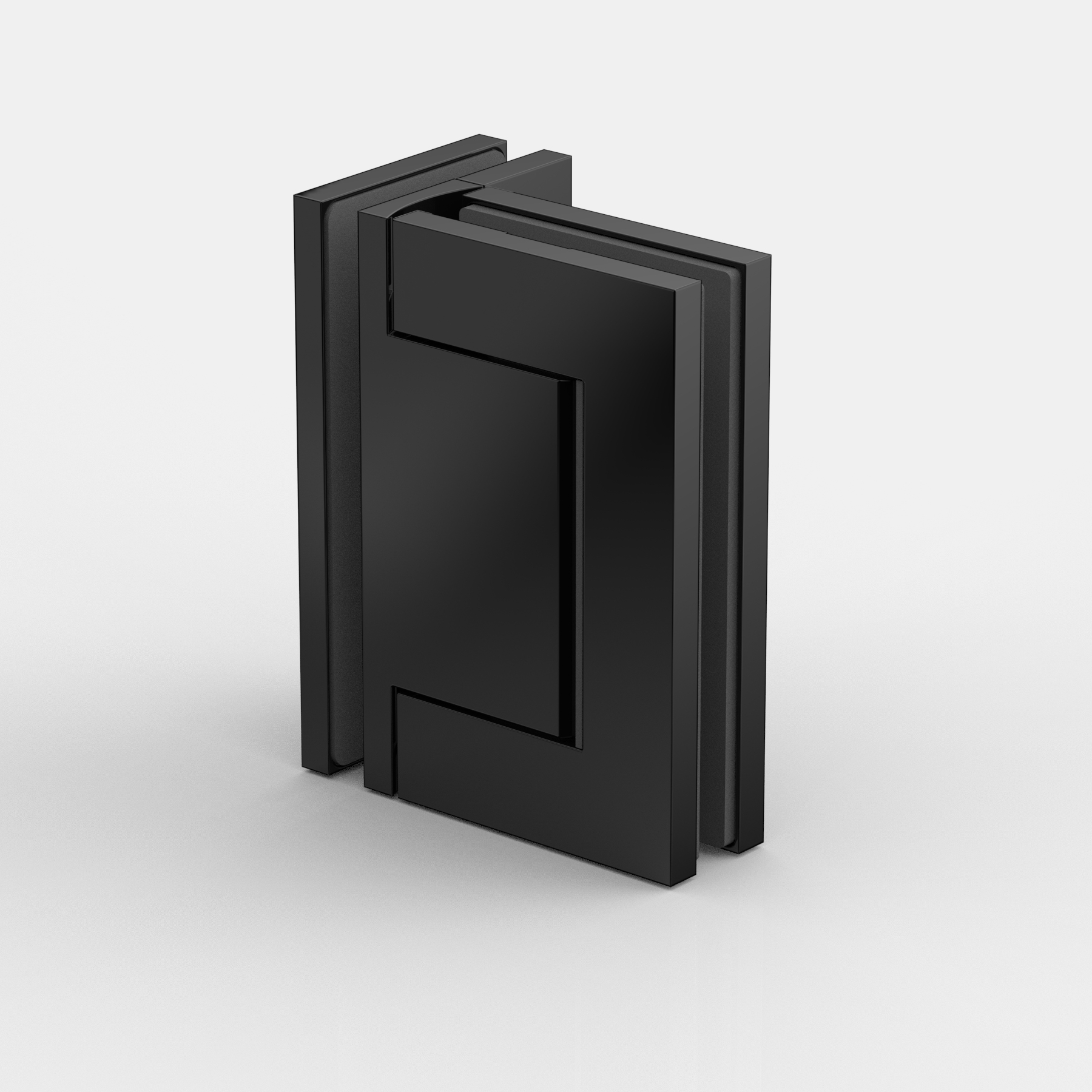 Pendeltürband Glas-Glas 90°, beidseitig max. 95° öffnend