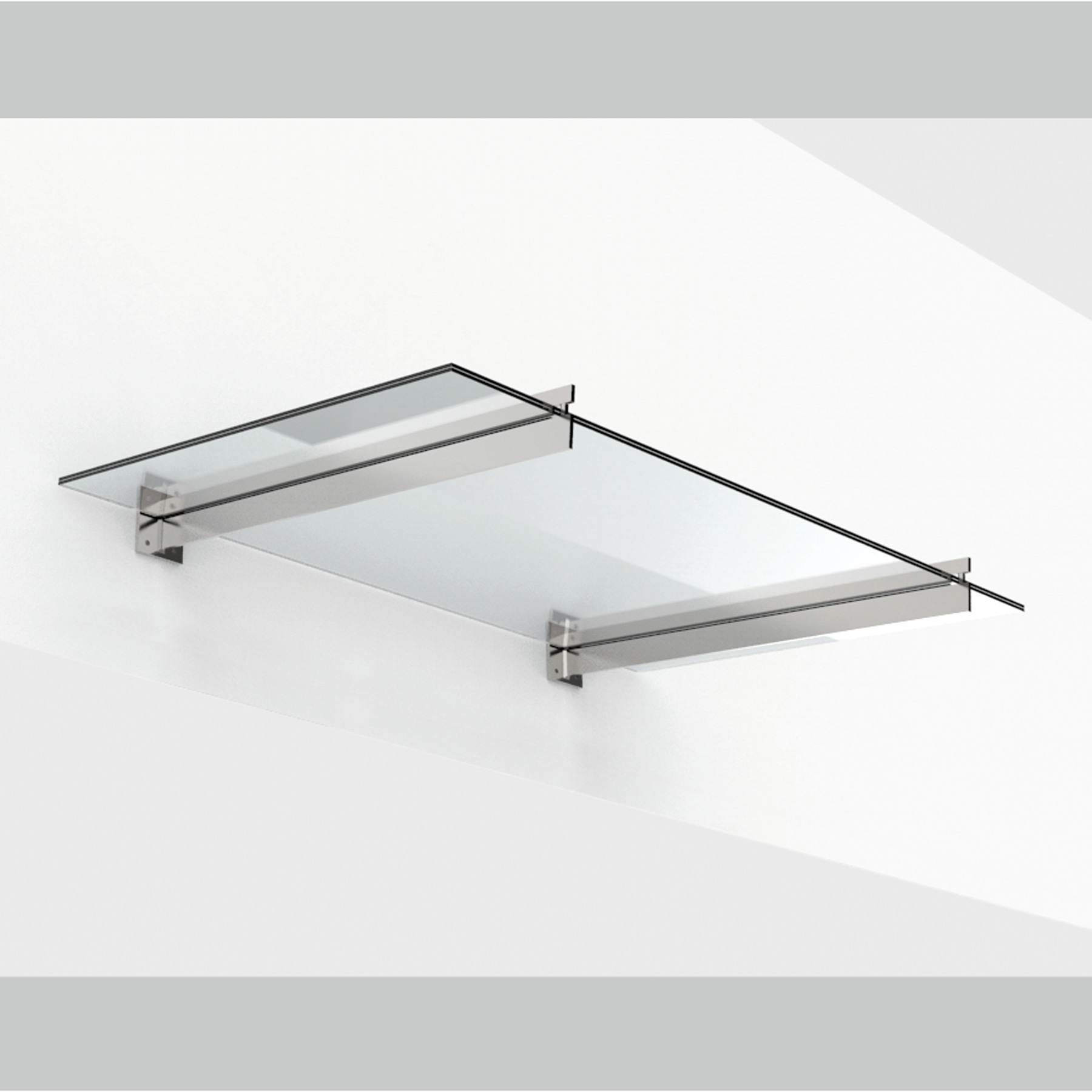 Vordachset S-04, 2 Schwerter, 17,52mm