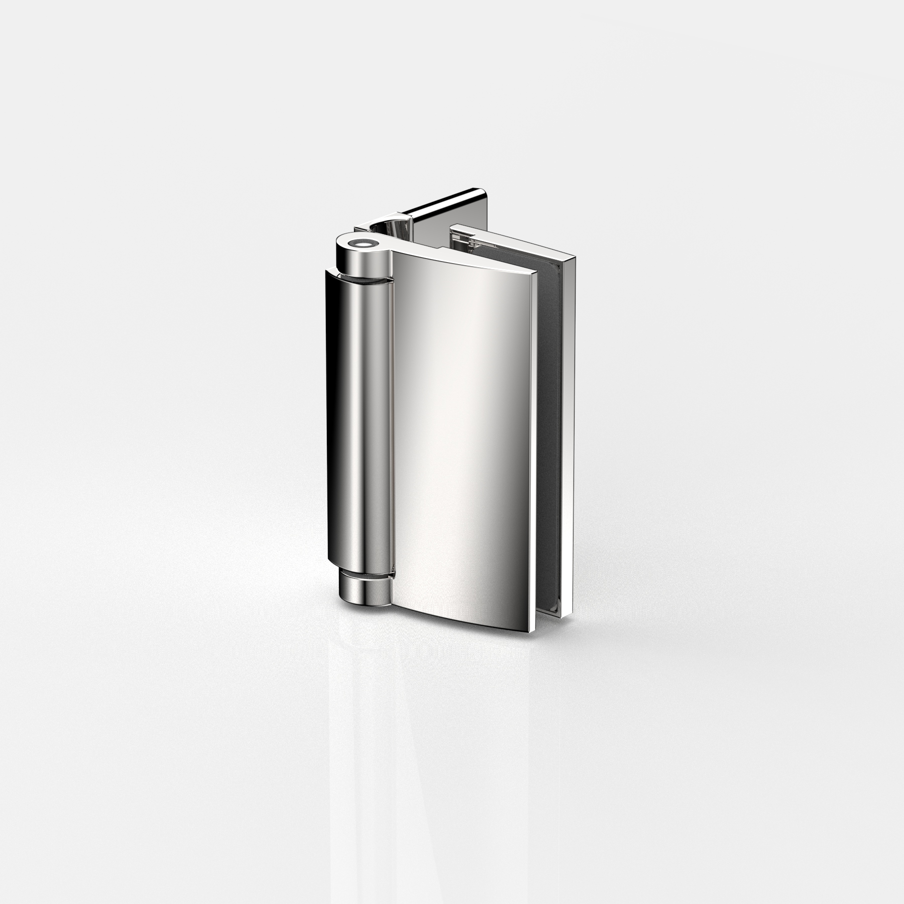 Anschlagtürband Glas-Wand 90°