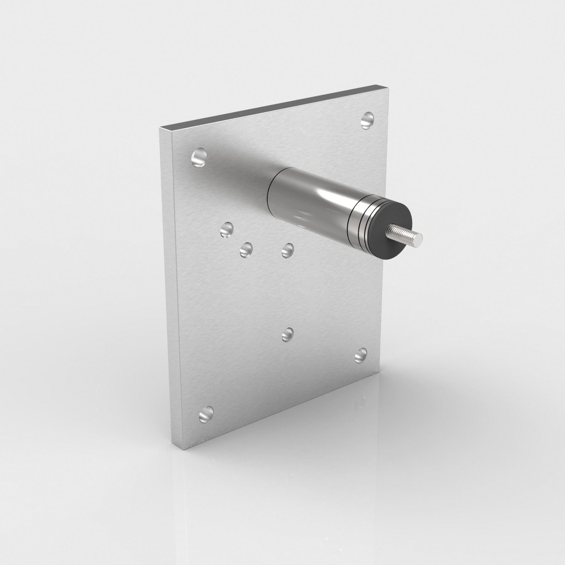 Anschraubset 245x205x15mm, 1x Abstandshalter, 100 mm