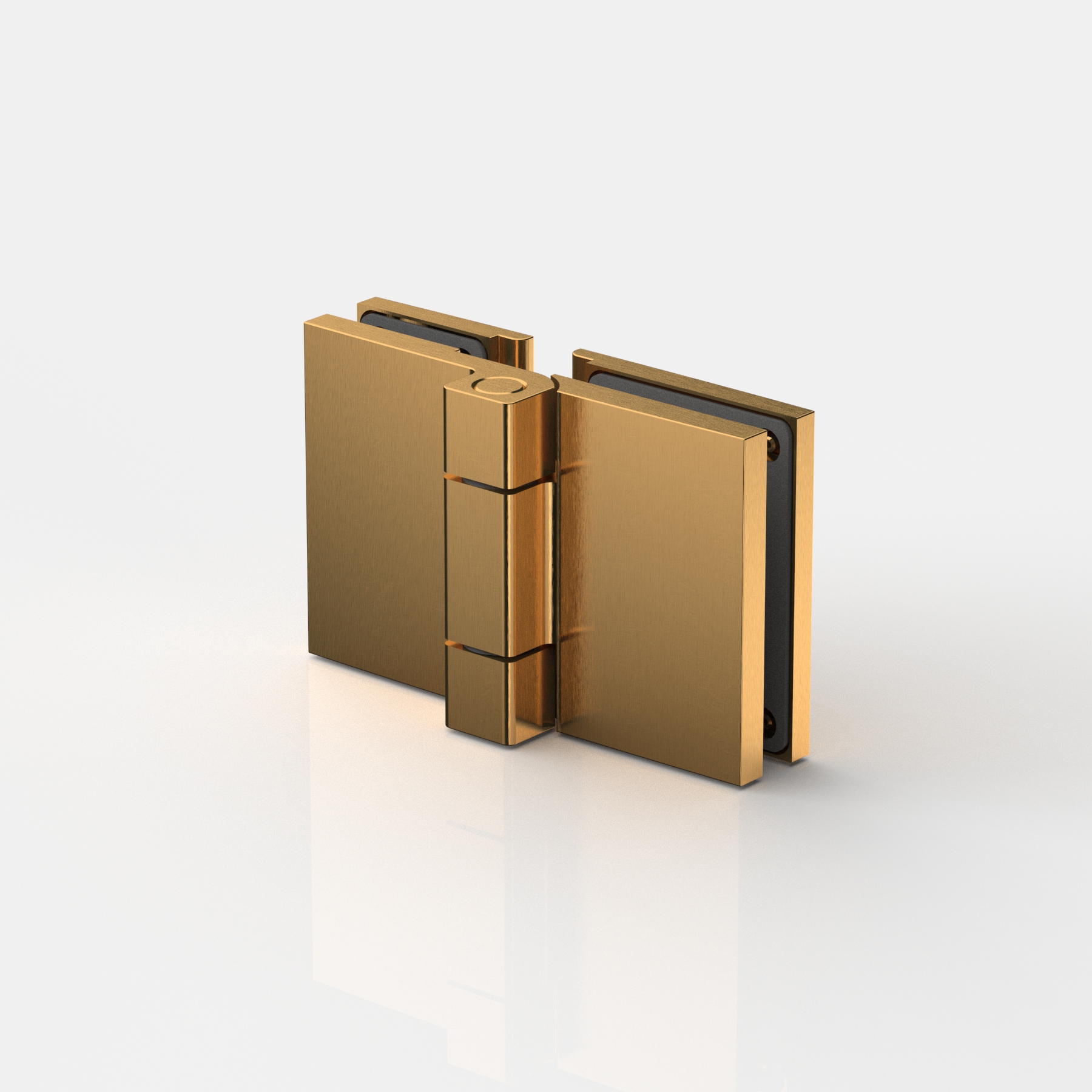 Anschlagtürband Glas-Glas 180°