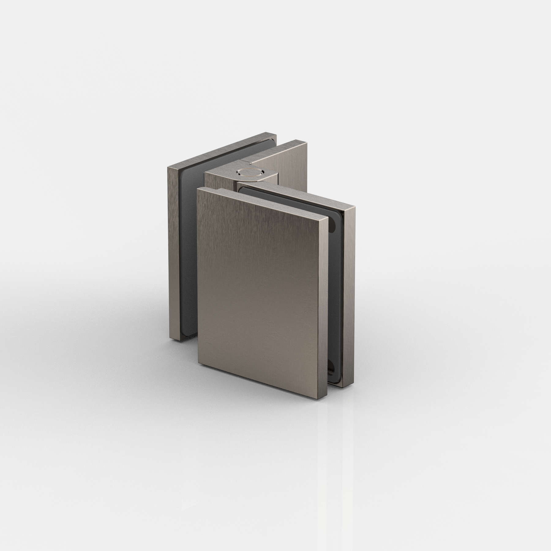 Anschlagtürband Glas-Glas 90°