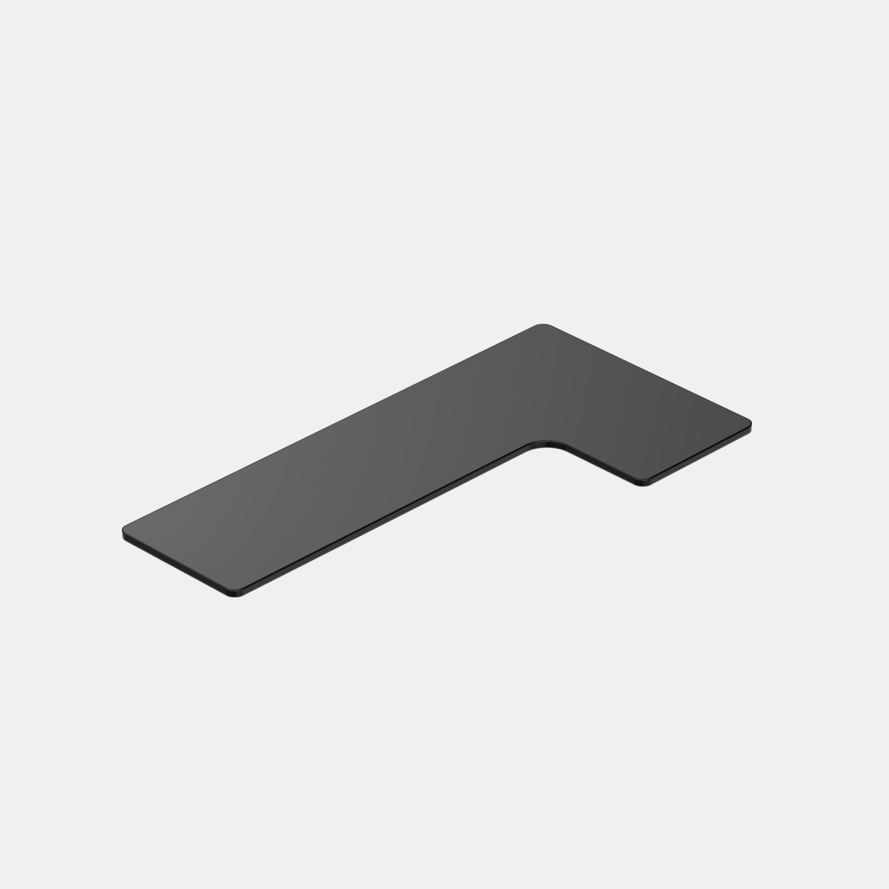 Einlage HI-MACS ZU 8209, matt-schwarz