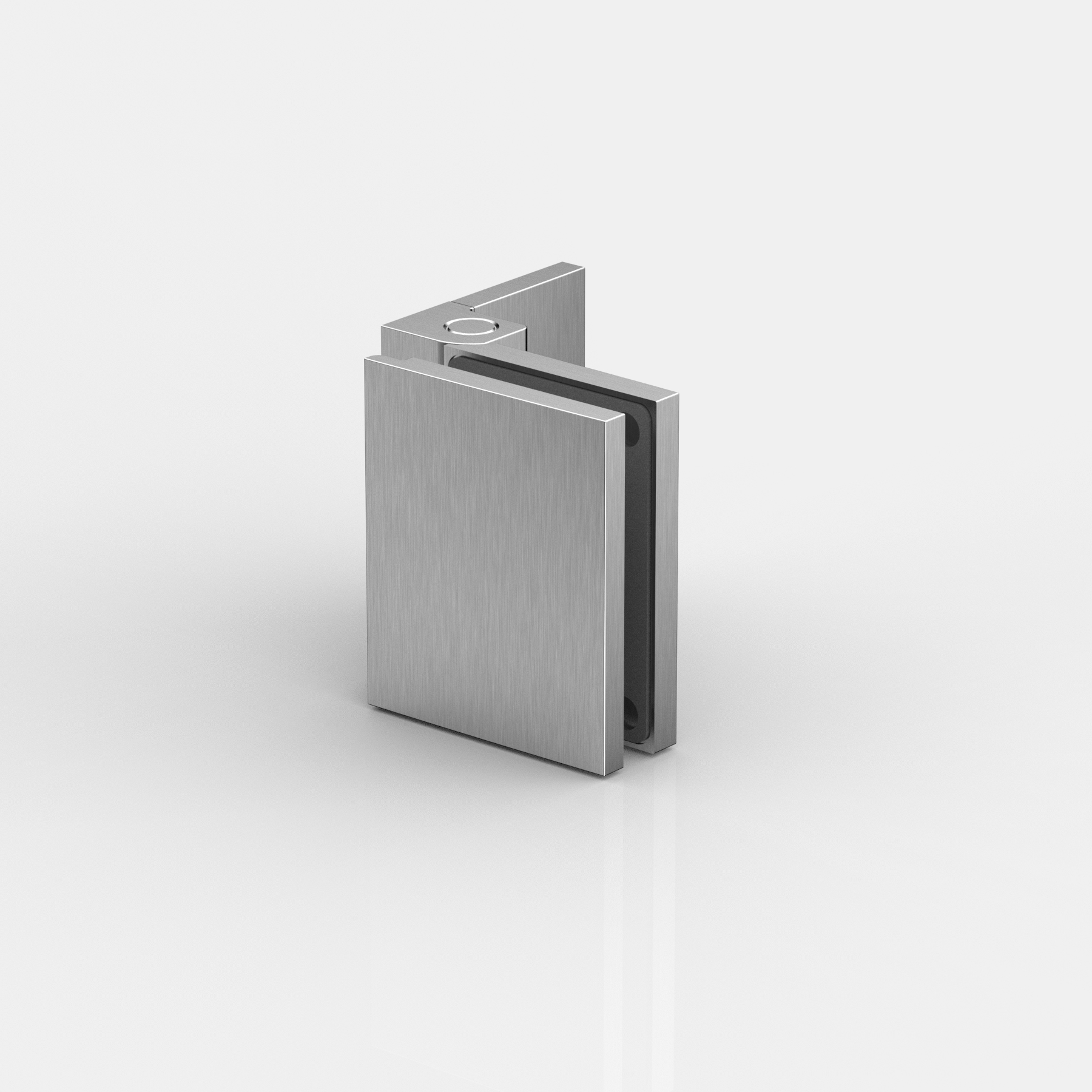 Anschlagtürband Glas-Wand 90°