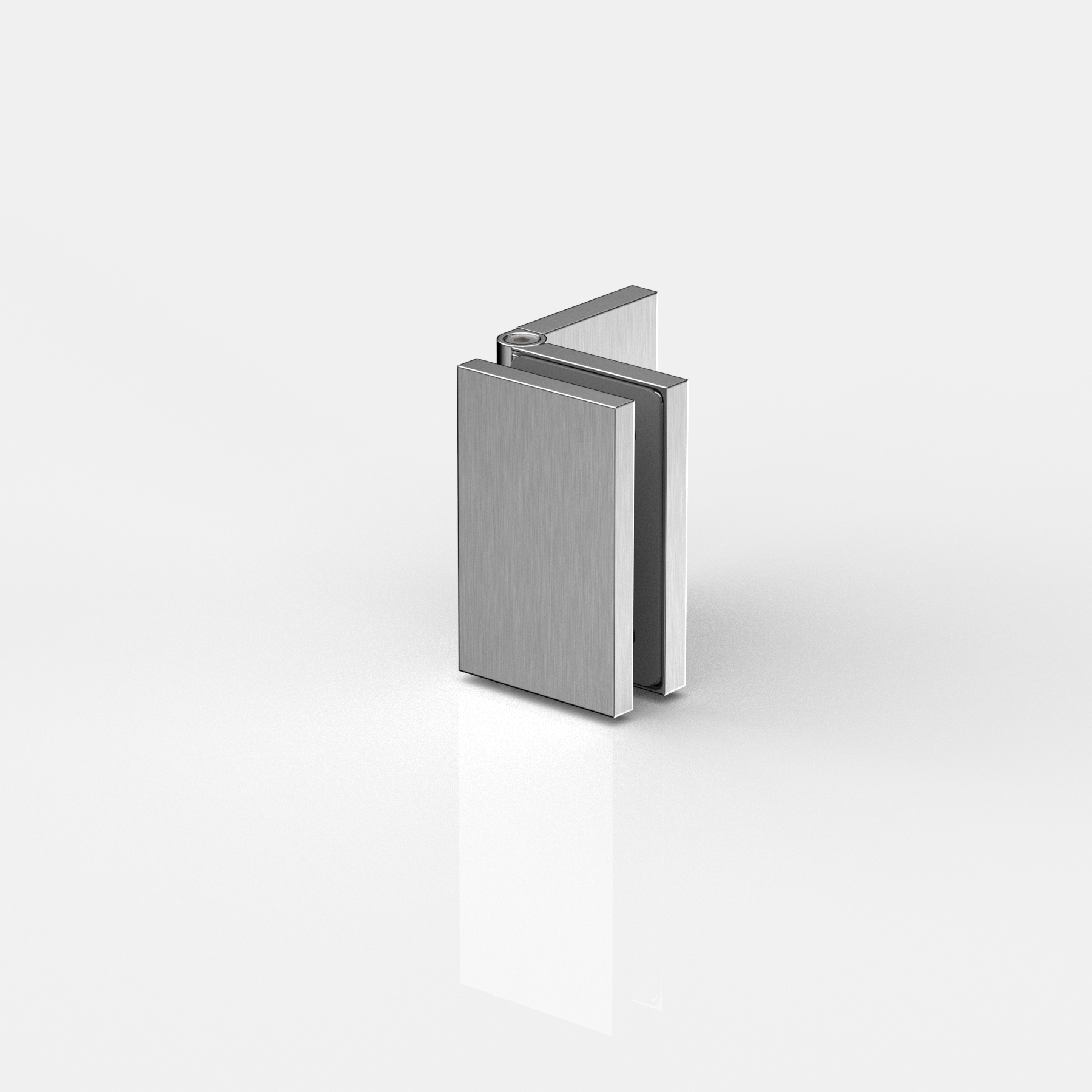 Winkelverbinder Glas-Wand 60-100°