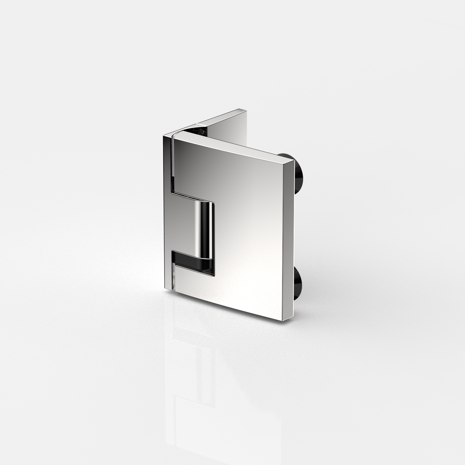 Hebe-Senk-Pendeltürband, flächenbündig, Glas-Wand 90°