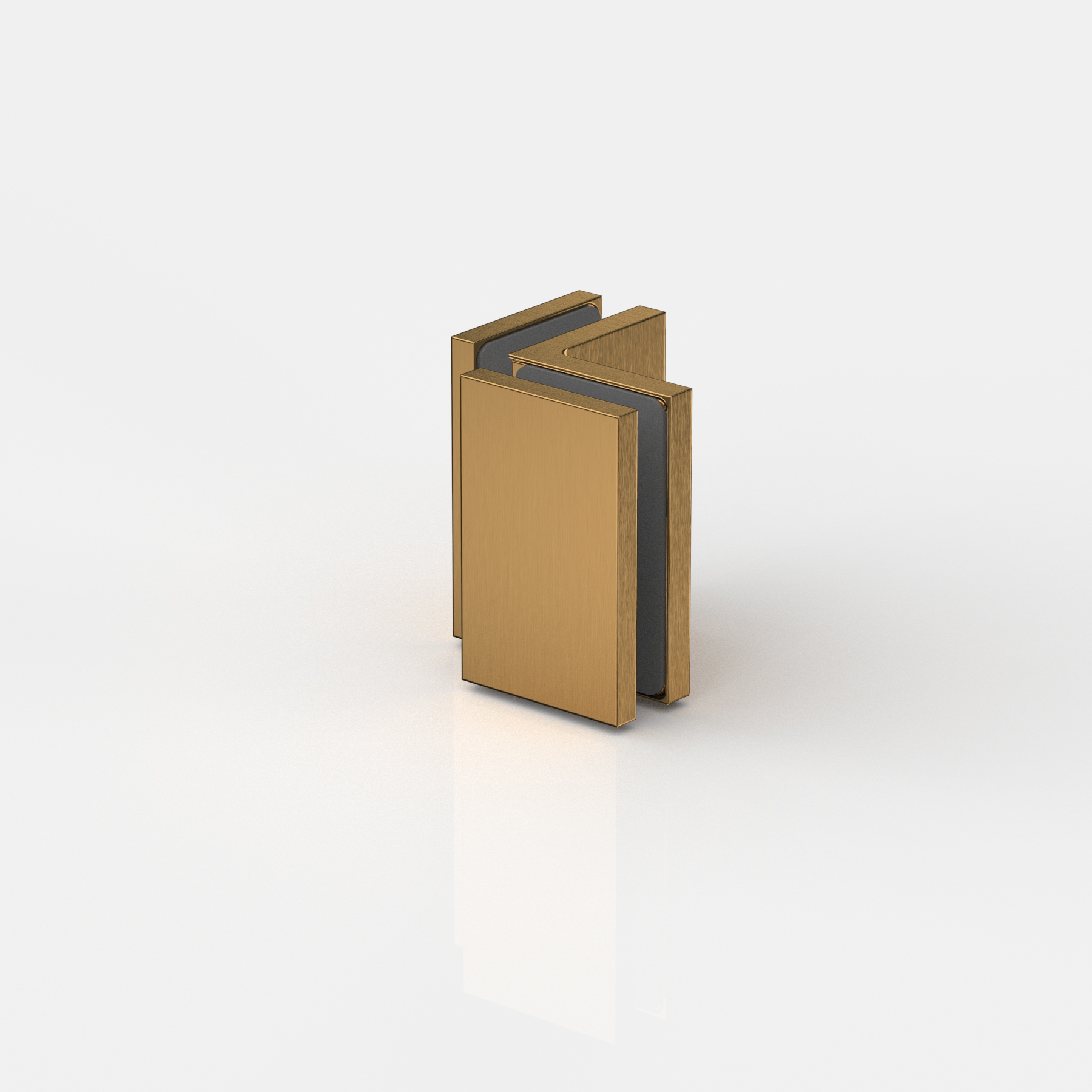 Winkelverbinder Glas-Glas 90°