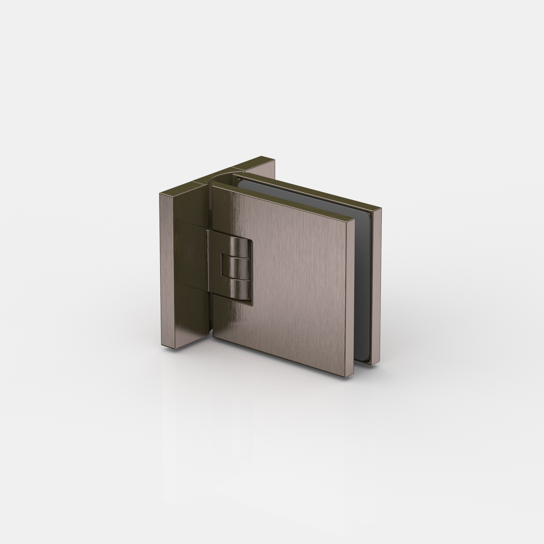 Pendeltürband Glas-Wand 90°