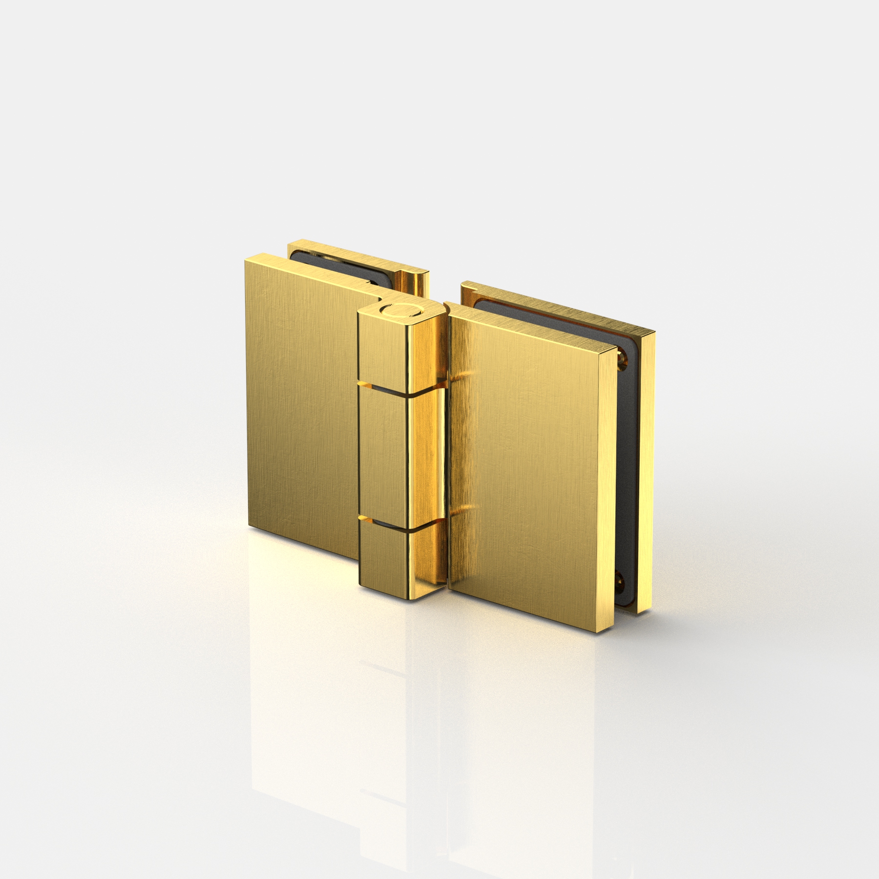 Anschlagtürband Glas-Glas 180°