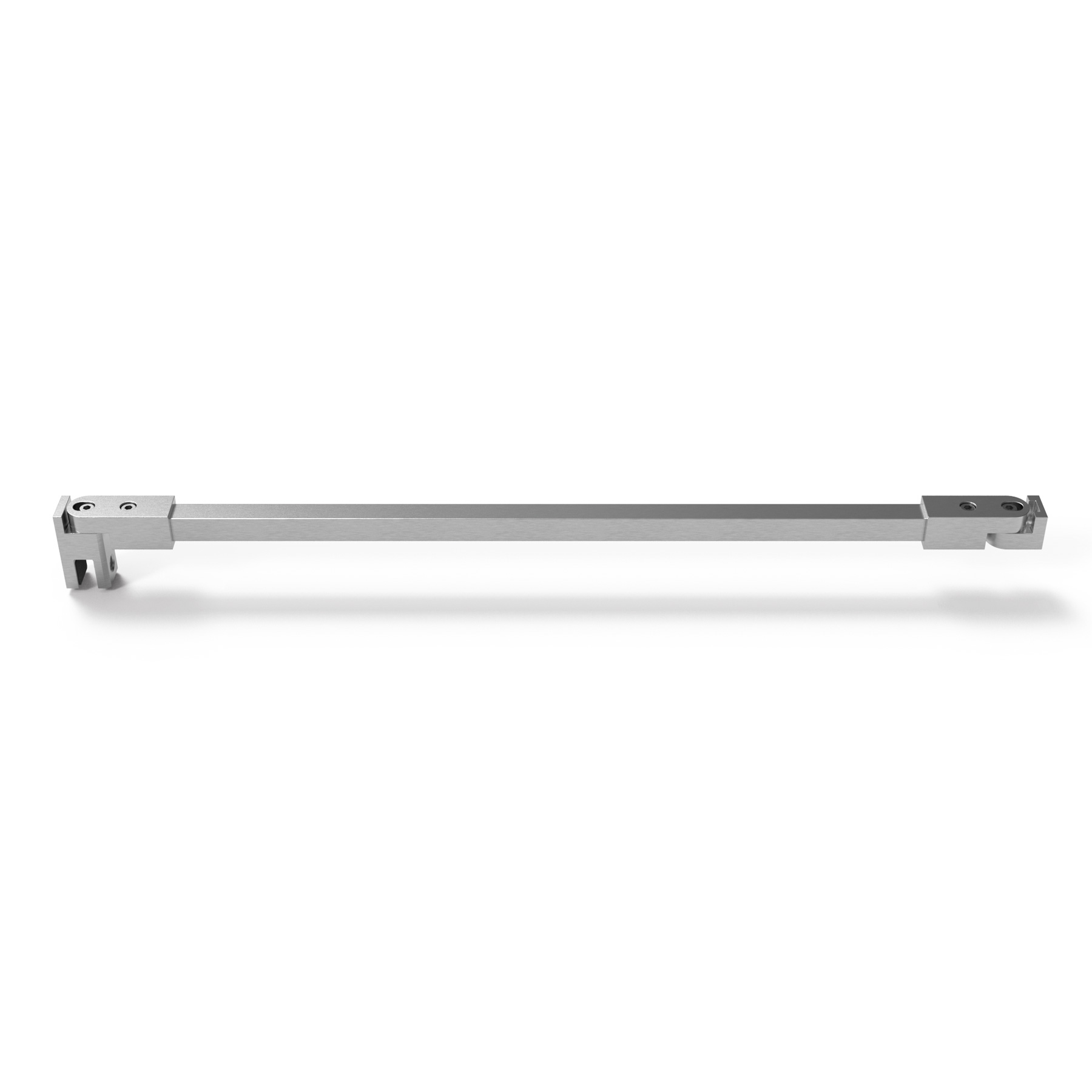 Stabistange Glas-Wand 45° eckig