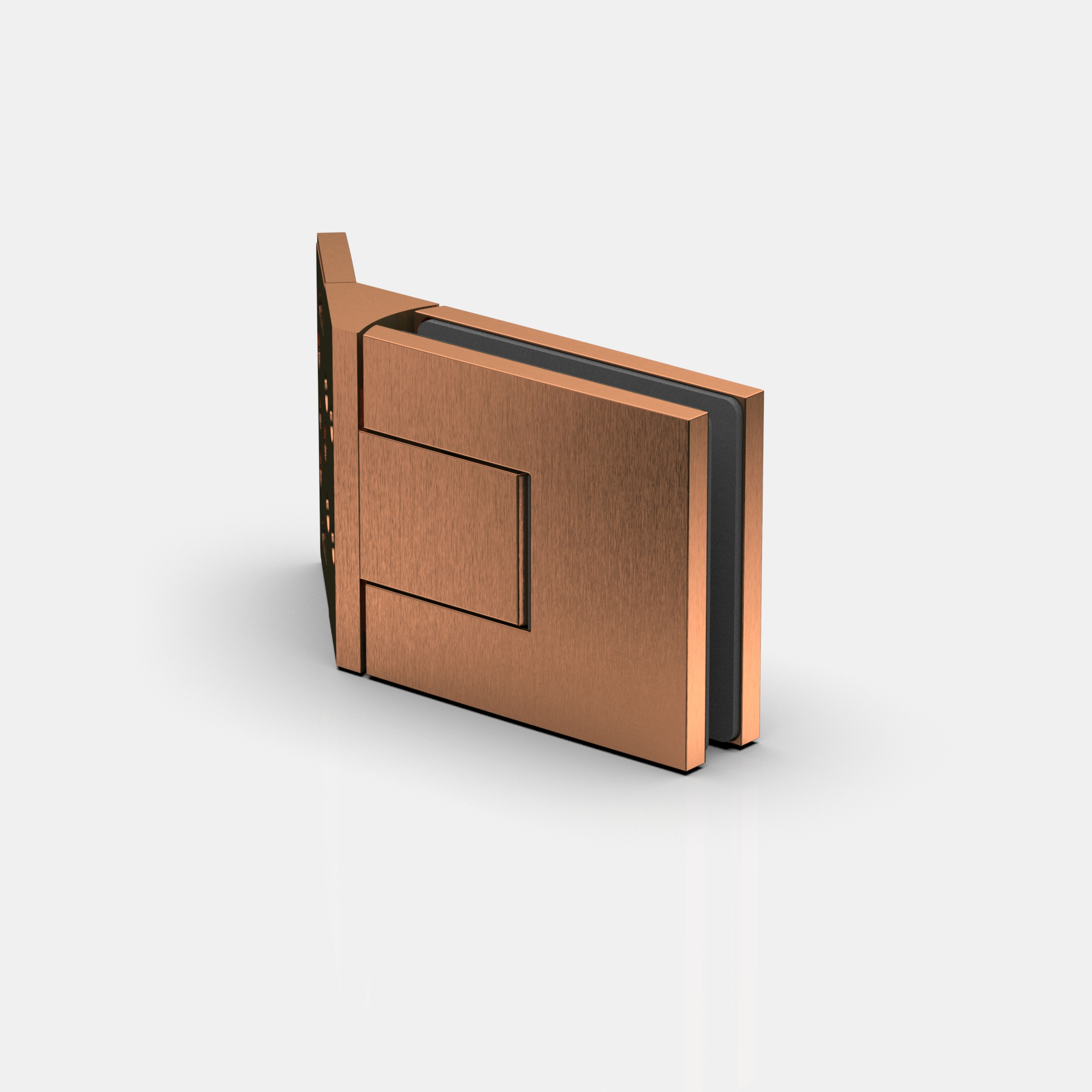 Pendeltürband Glas-Wand 135°